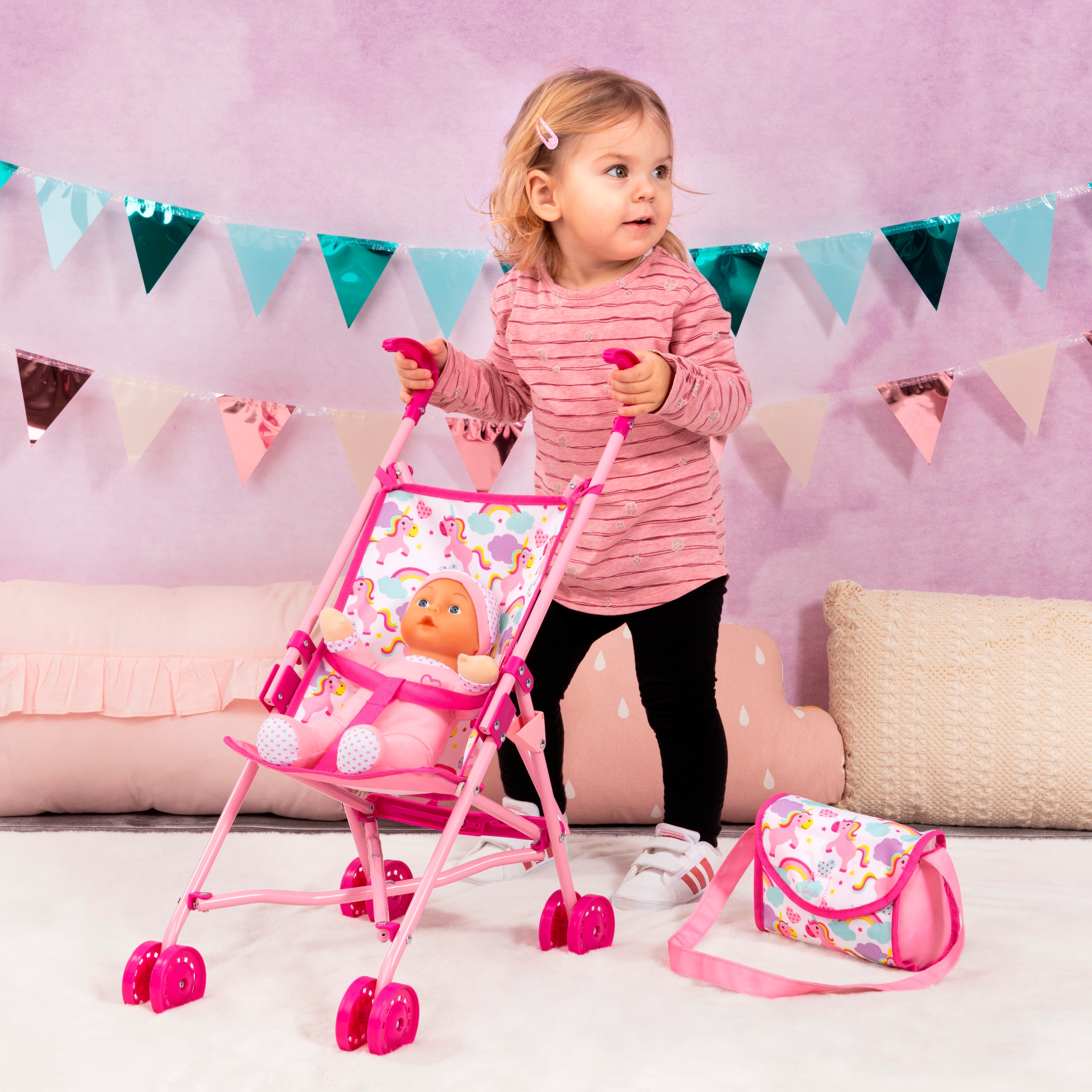 Bayer Puppenbuggy »Set mit Puppe«