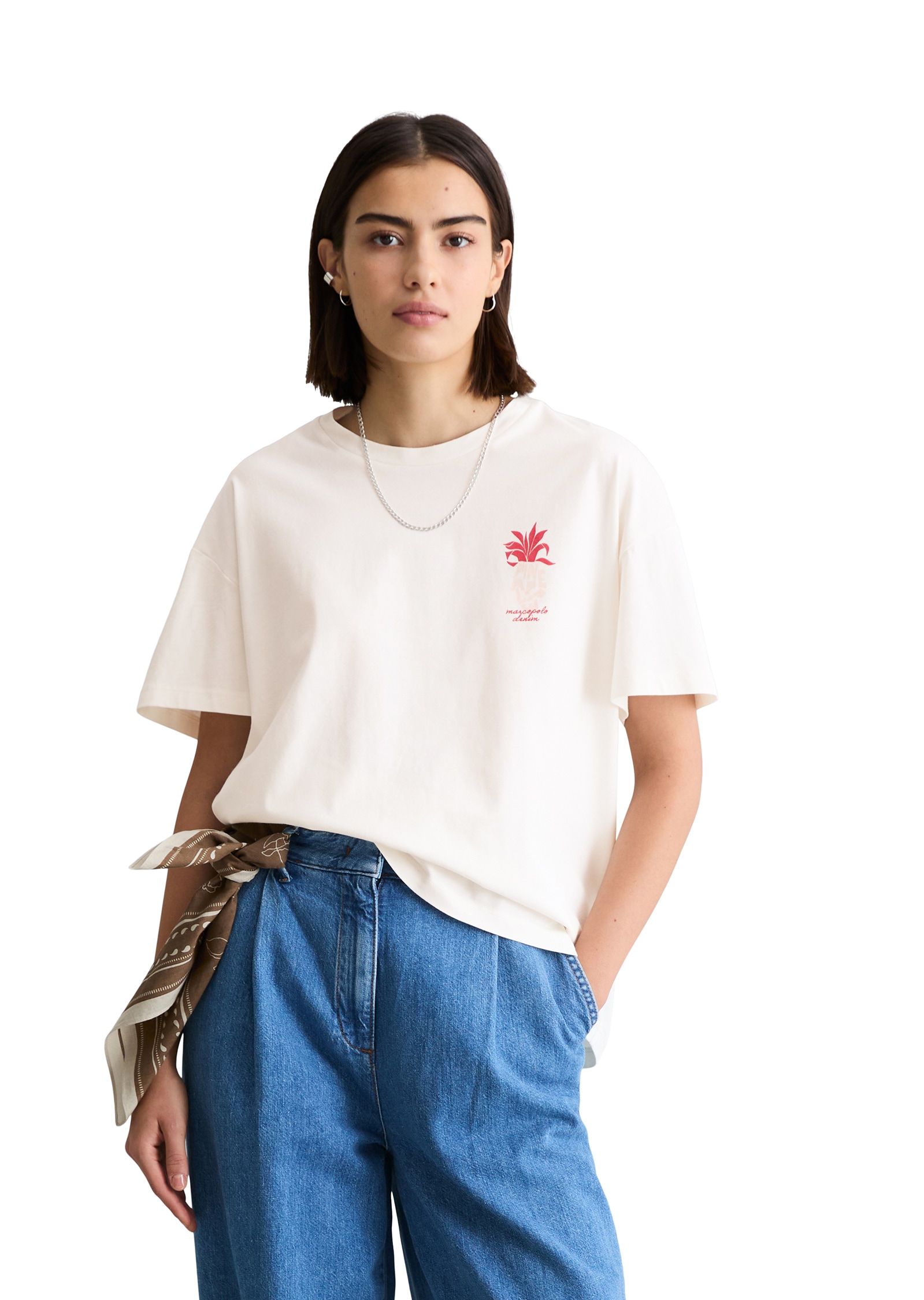 Marc O'Polo DENIM T-Shirt relaxed aus Basic Single Jersey
