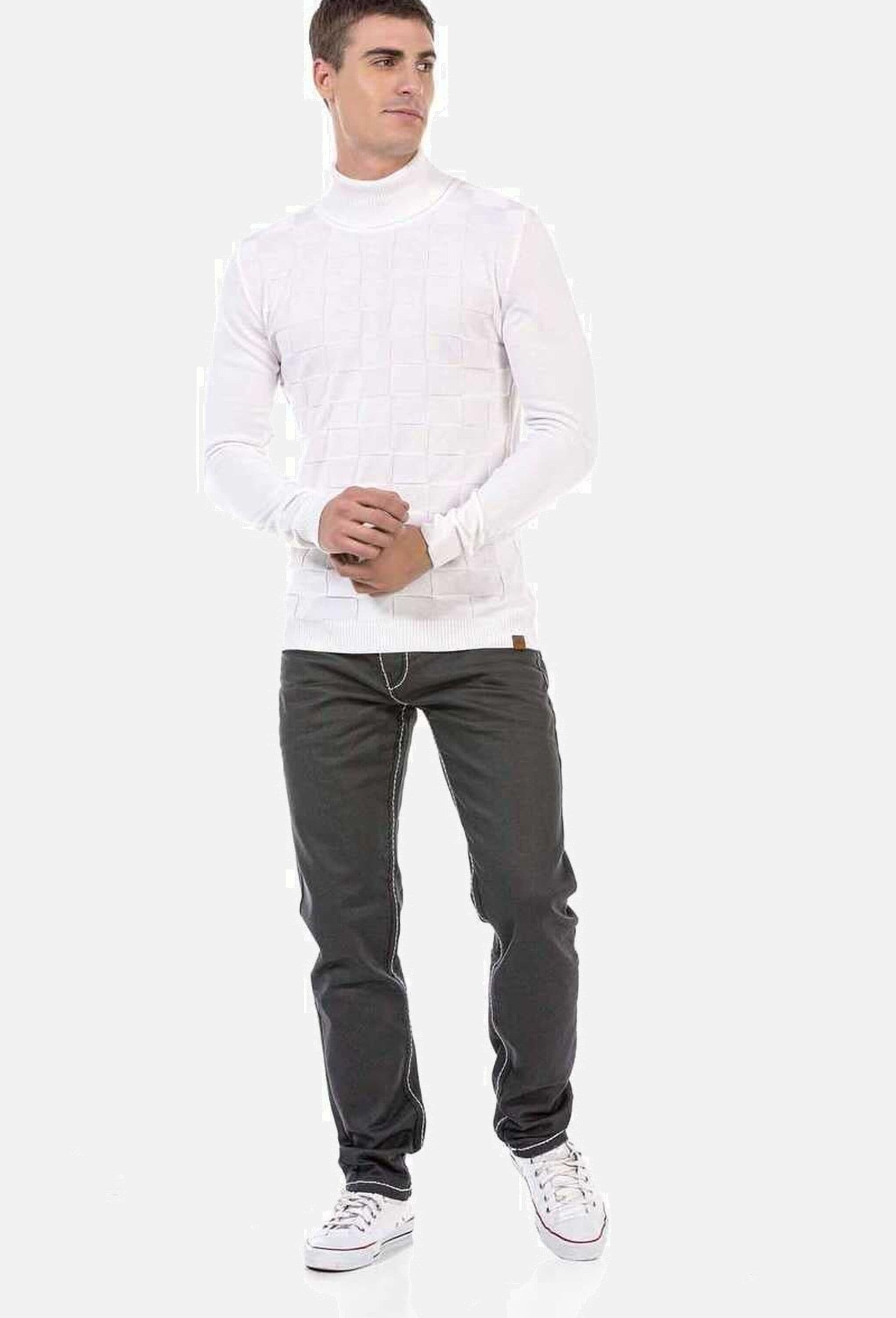 Cipo & Baxx 5-Pocket-Jeans »Cipo & Baxx Jeans« mit trendigen Kontrastnähten, CD710