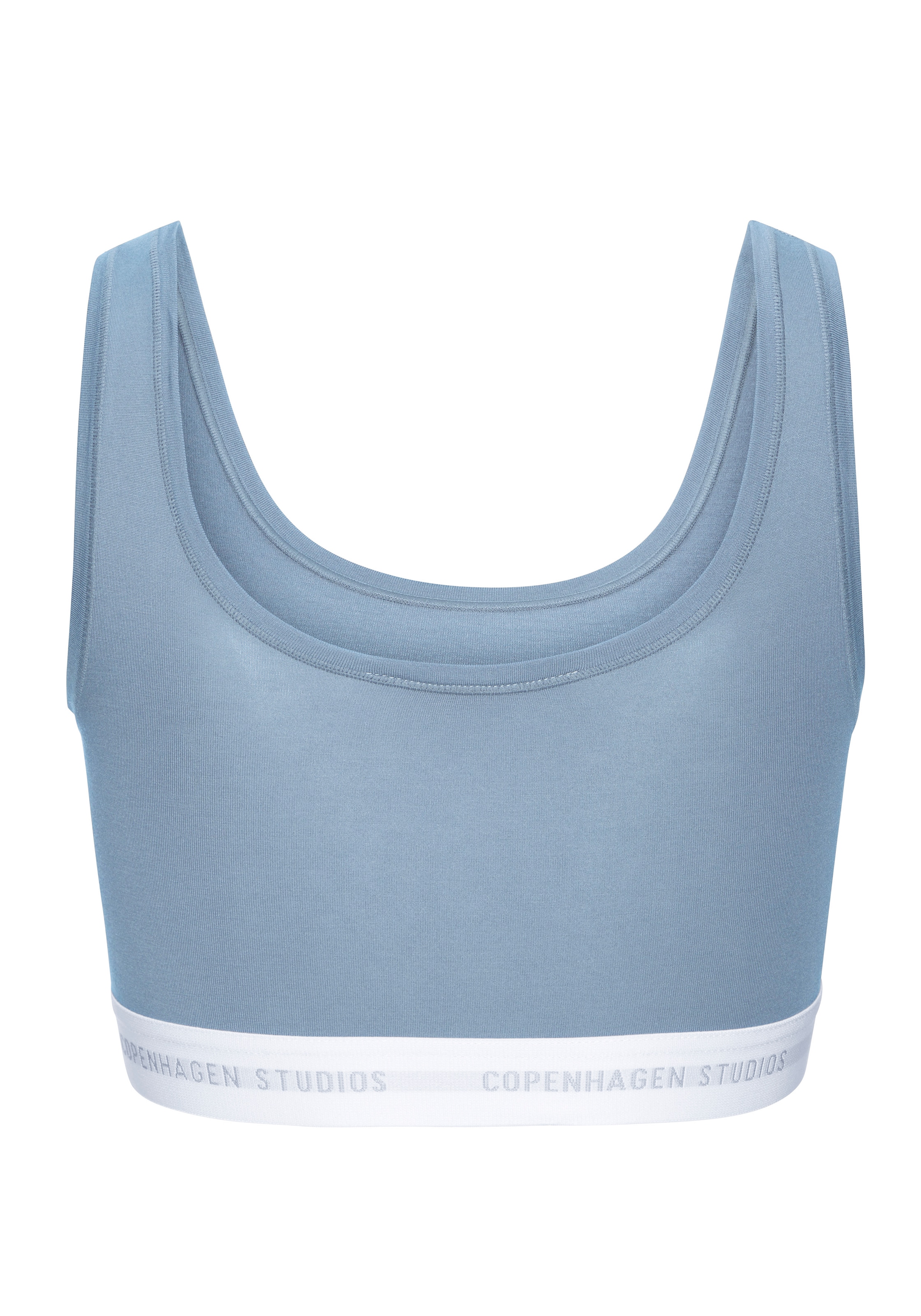 Copenhagen Studios Bustier mit weichem Logobund und aus elastischer Baumwoll-Modal-Qualität