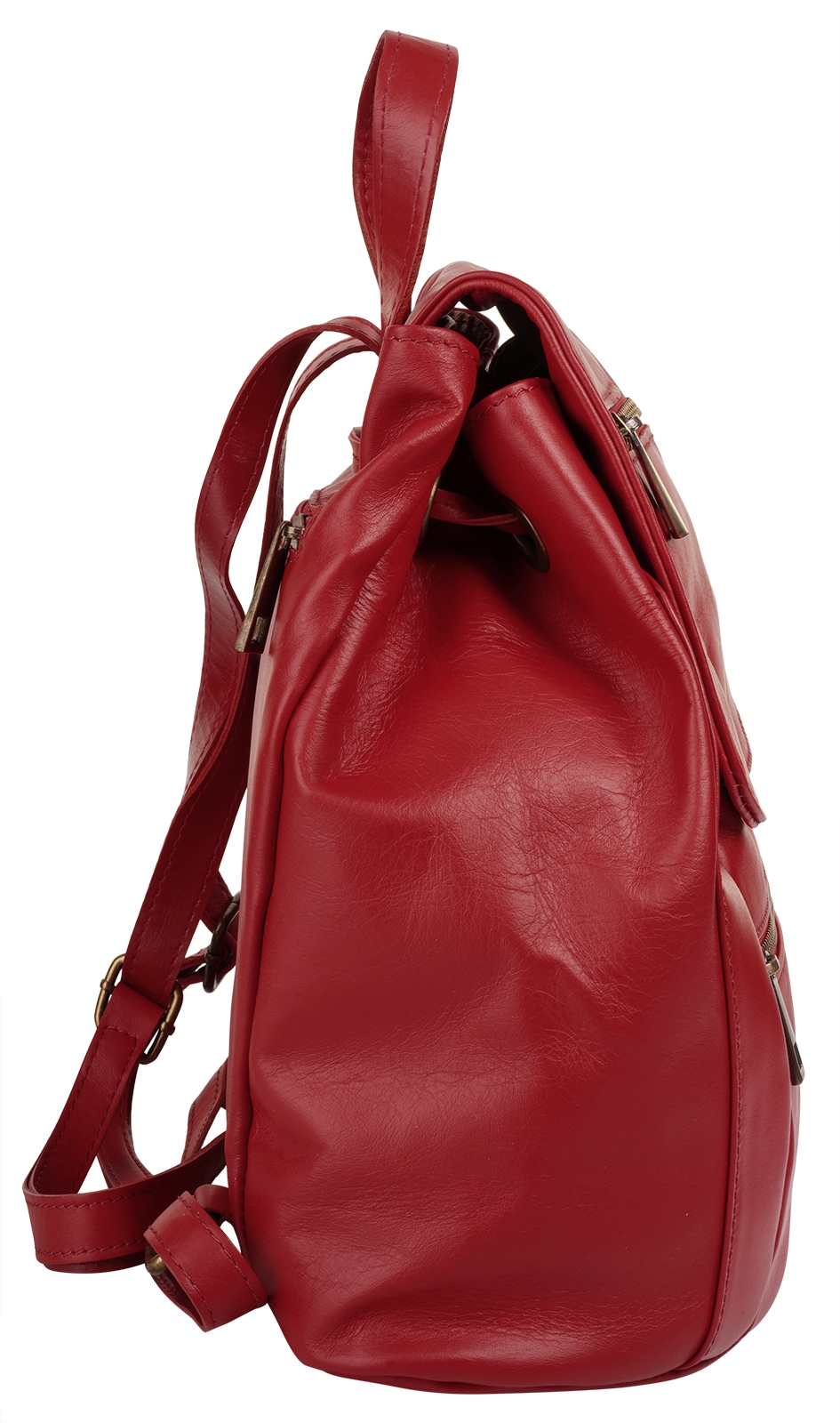 Samantha Look Cityrucksack, echt Leder, Made in Italy