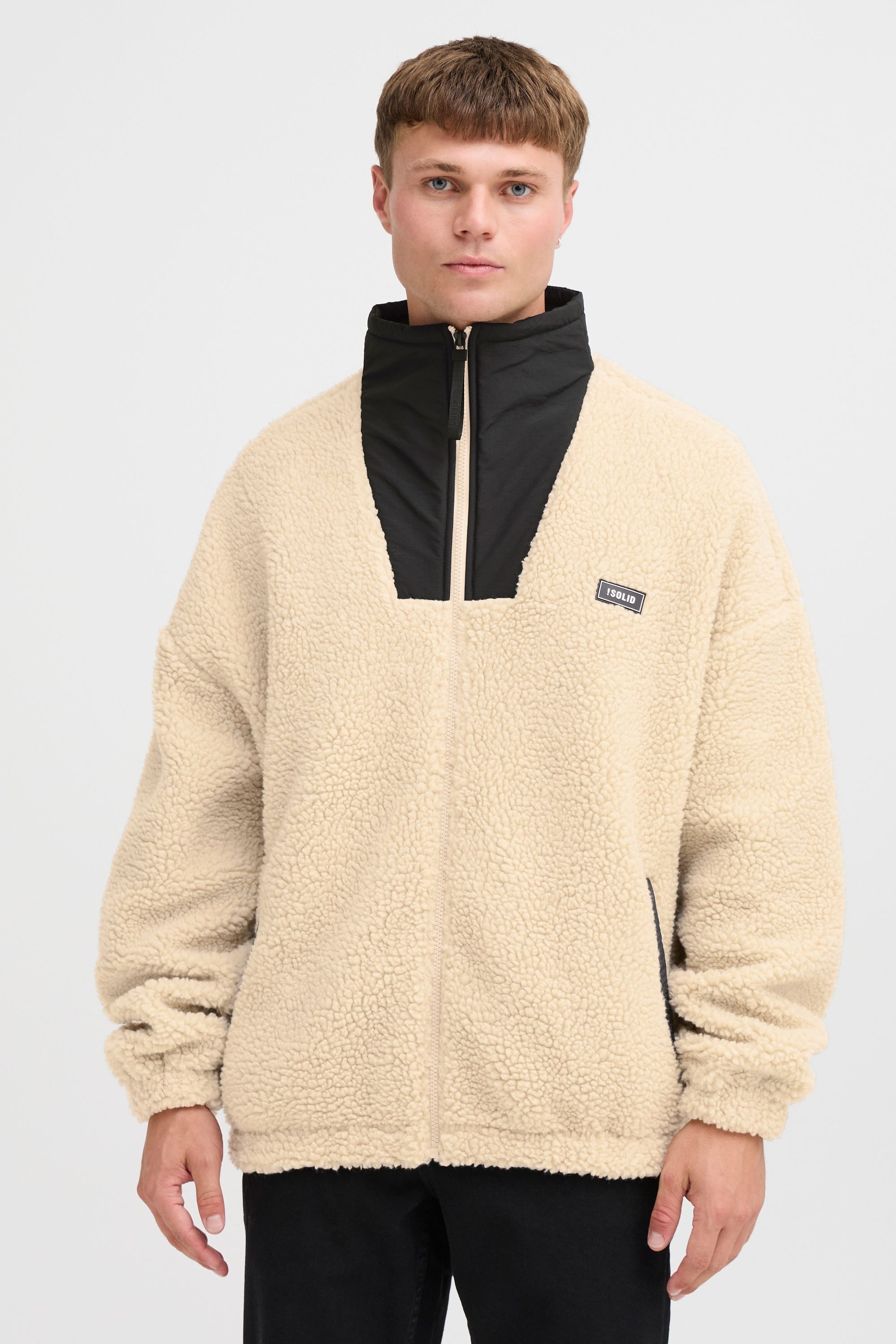 !Solid Fellimitatjacke »Fellimitatjacke SDMarkcom«