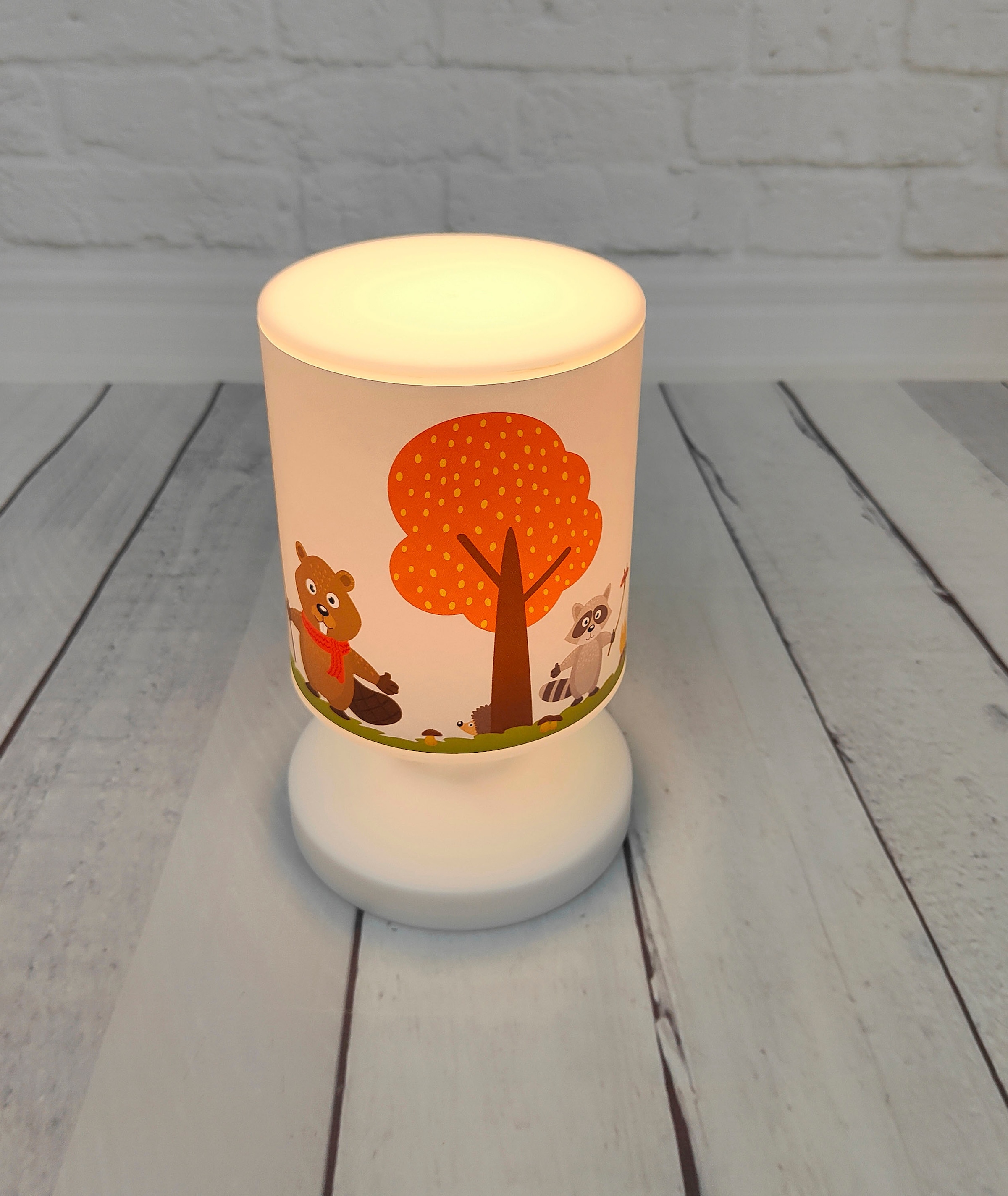 niermann LED Tischleuchte »Akku-Tischleuchte Waldtiere, Kinderlampe« LED-Modul 1 Stk. 1 x LED 1,5W, Kinderzimmer