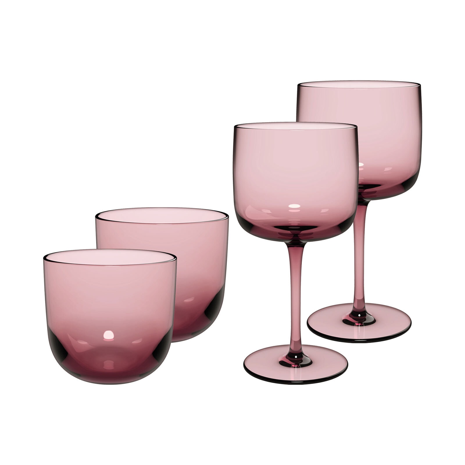 like. by Villeroy & Boch Wein- und Wassergläser Like Glass 4er Set