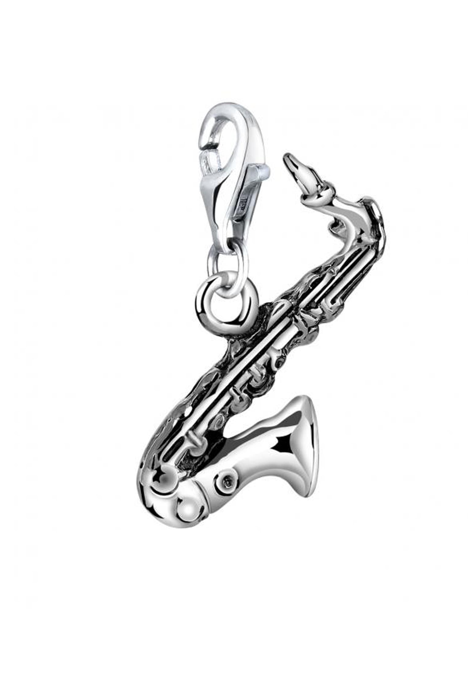 Nenalina Charm-Einhänger »Charm Saxophon Musik Instrument 925 Silber«