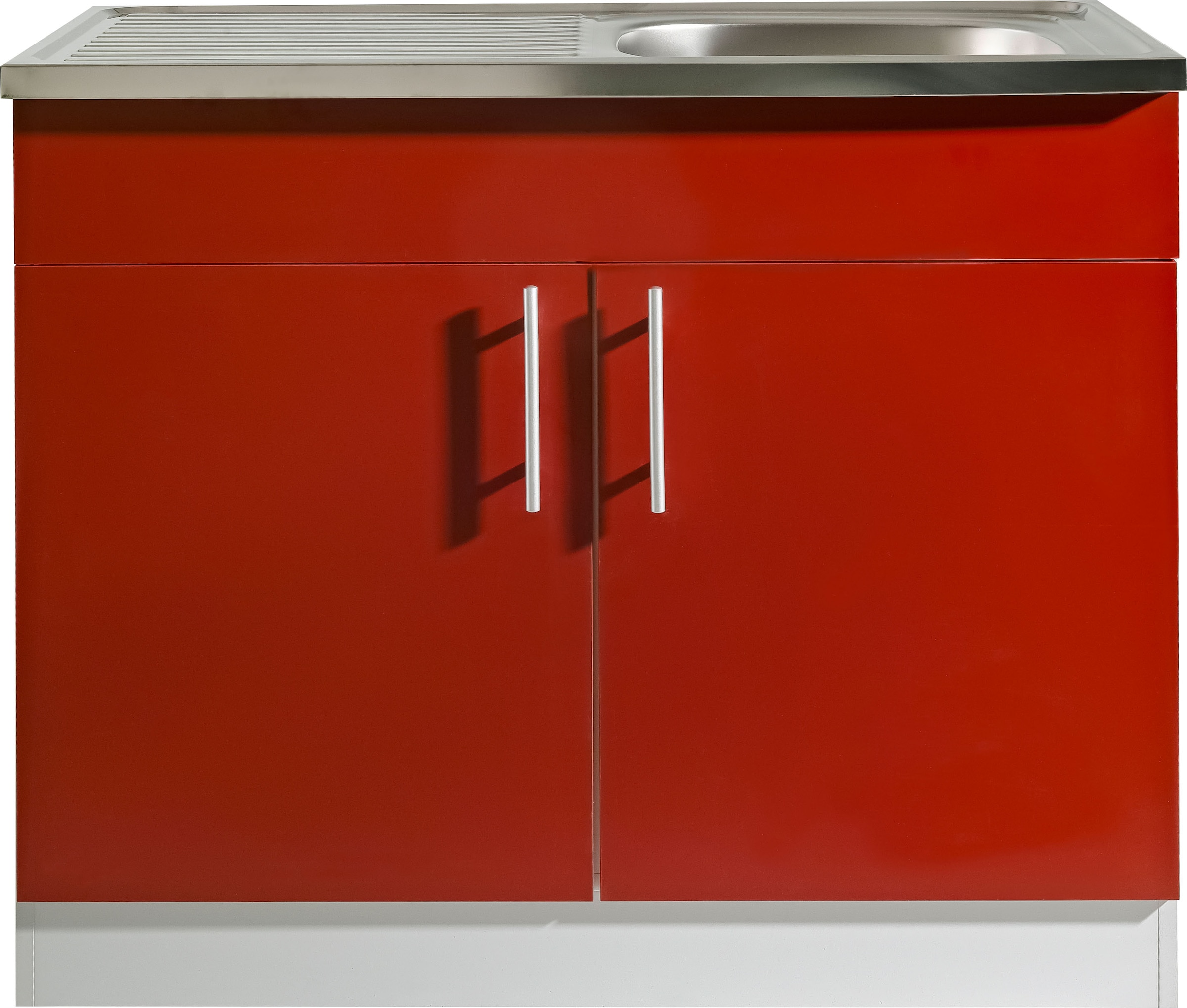 wiho Küchen Spülenschrank »Kiel« 100 cm breit, 50 cm tief, mit Auflagebecken