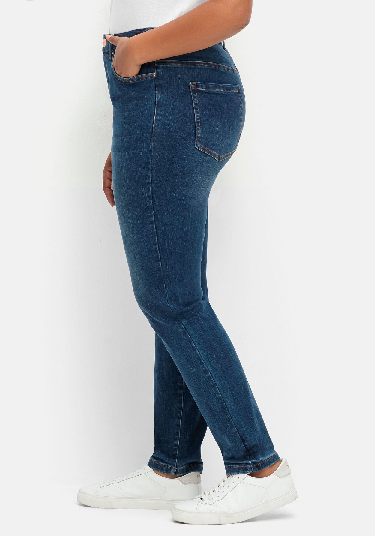 Sheego Stretch-Jeans »Skinny Stretch-Jeans Skinny mit Bodyforming-Effekt«