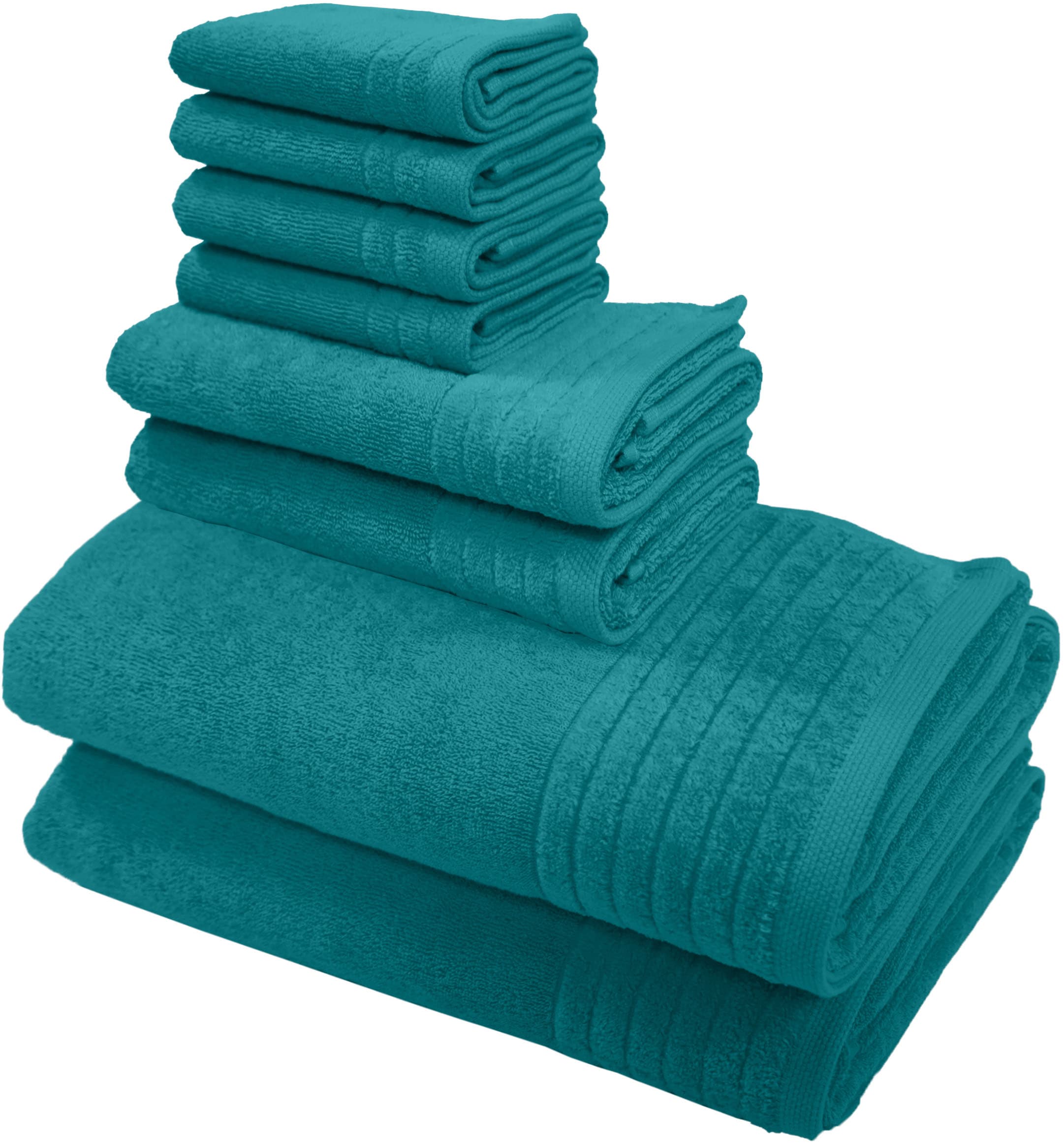 my home Handtuch Set »Sanremo Premium, Premium Handtücher, 600 gr/m², dicke Qualität«, Set, 8 tlg., Frottier, Duschtücher, Handtücher, Seiftücher, 100% Baumwolle, weich