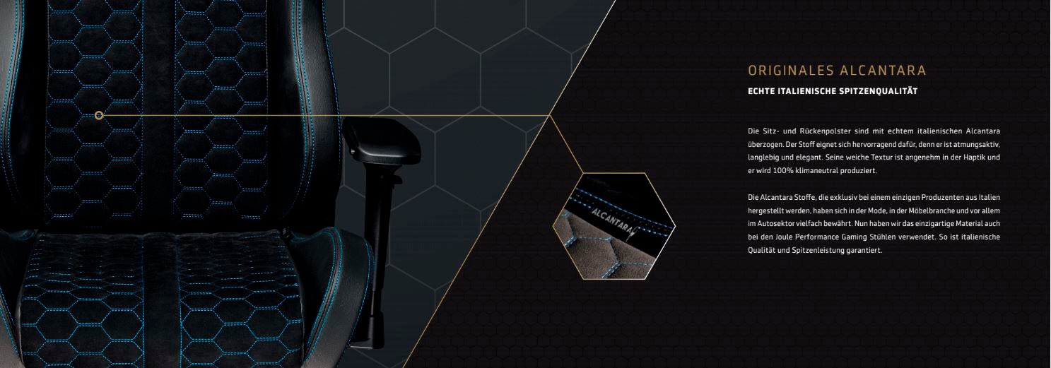 Joule Performance Gaming-Stuhl »RAID Alcantara«
