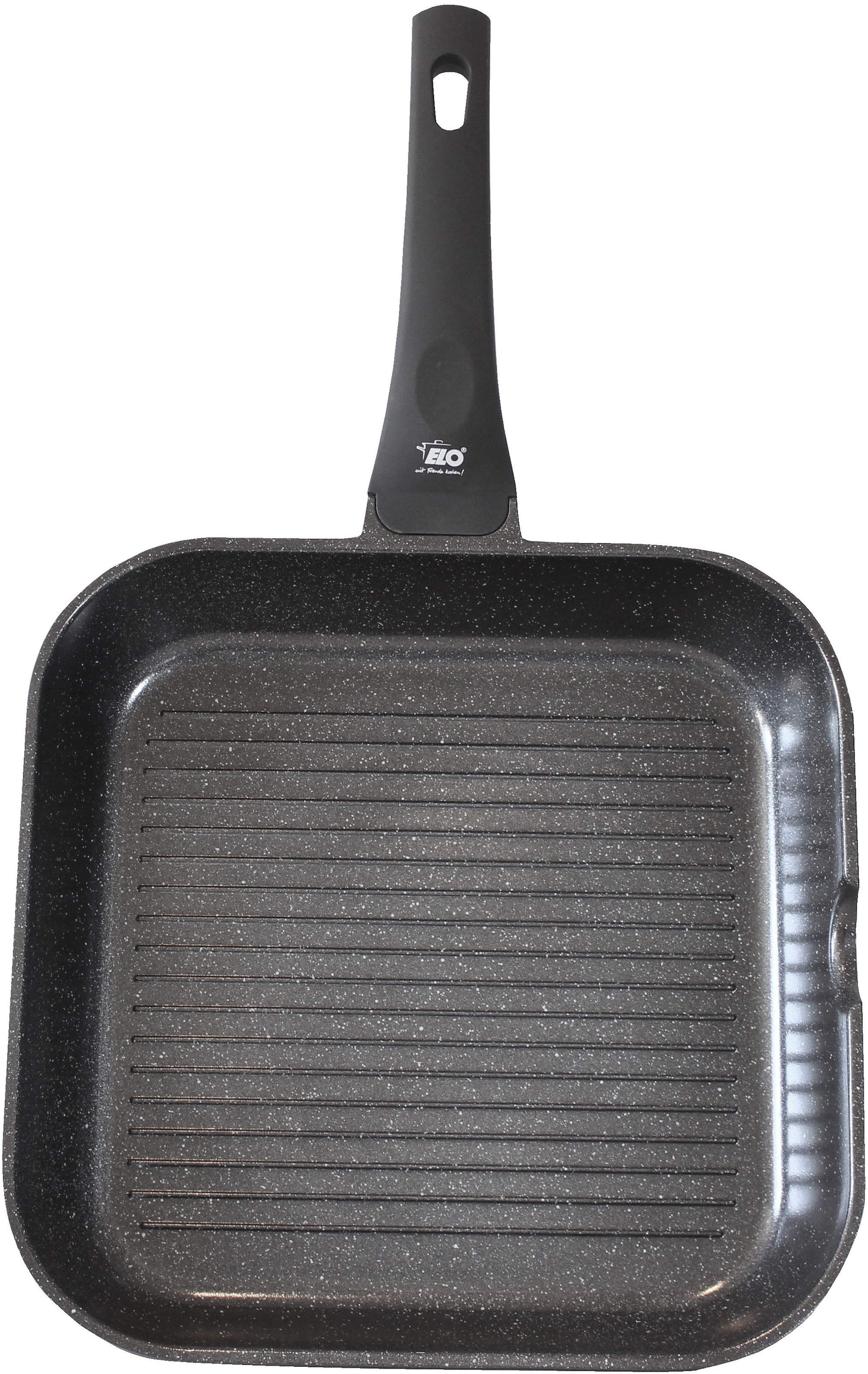 Elo Grillpfanne »Siloncast Grillpfanne 28 cm, mit großer Grillfläche« Aluminiumguss 1 Stk. tlg. antihaftbeschichtet, hitzeisolierender Stiel, für alle Herdarten
