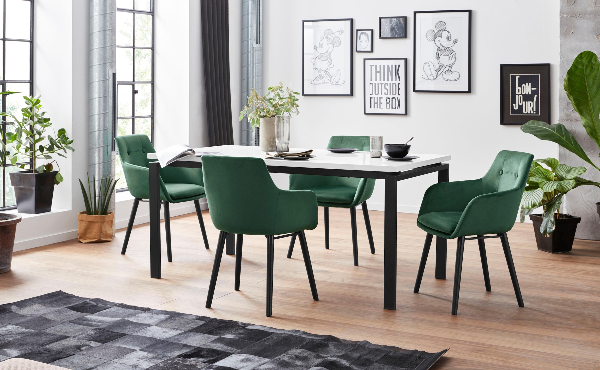 INOSIGN Esstisch, Breite 120 oder 160 cm