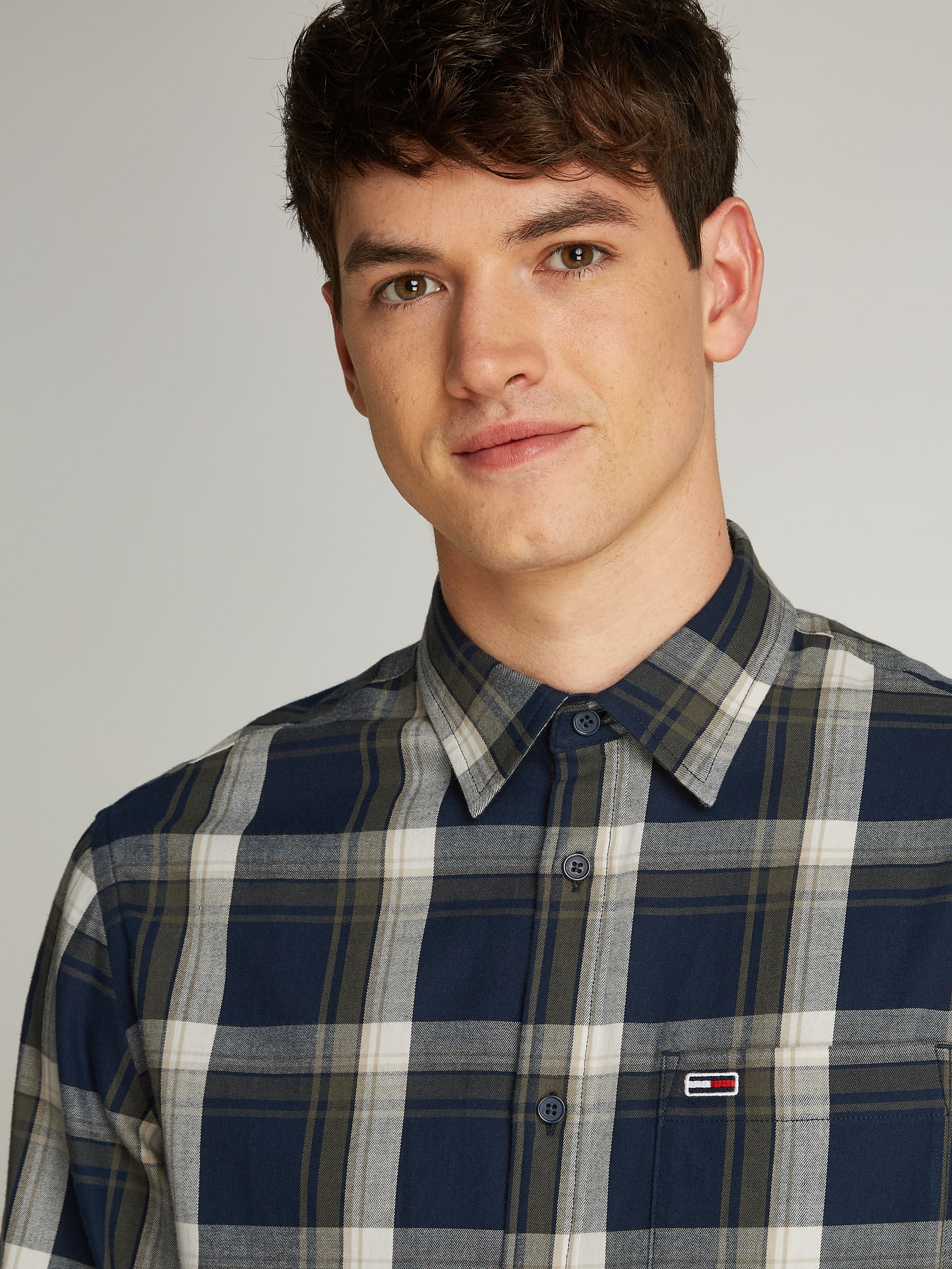 Tommy Jeans Karohemd »TJM REG CHECK FLANNEL SHIRT EXT«, mit Karomuster