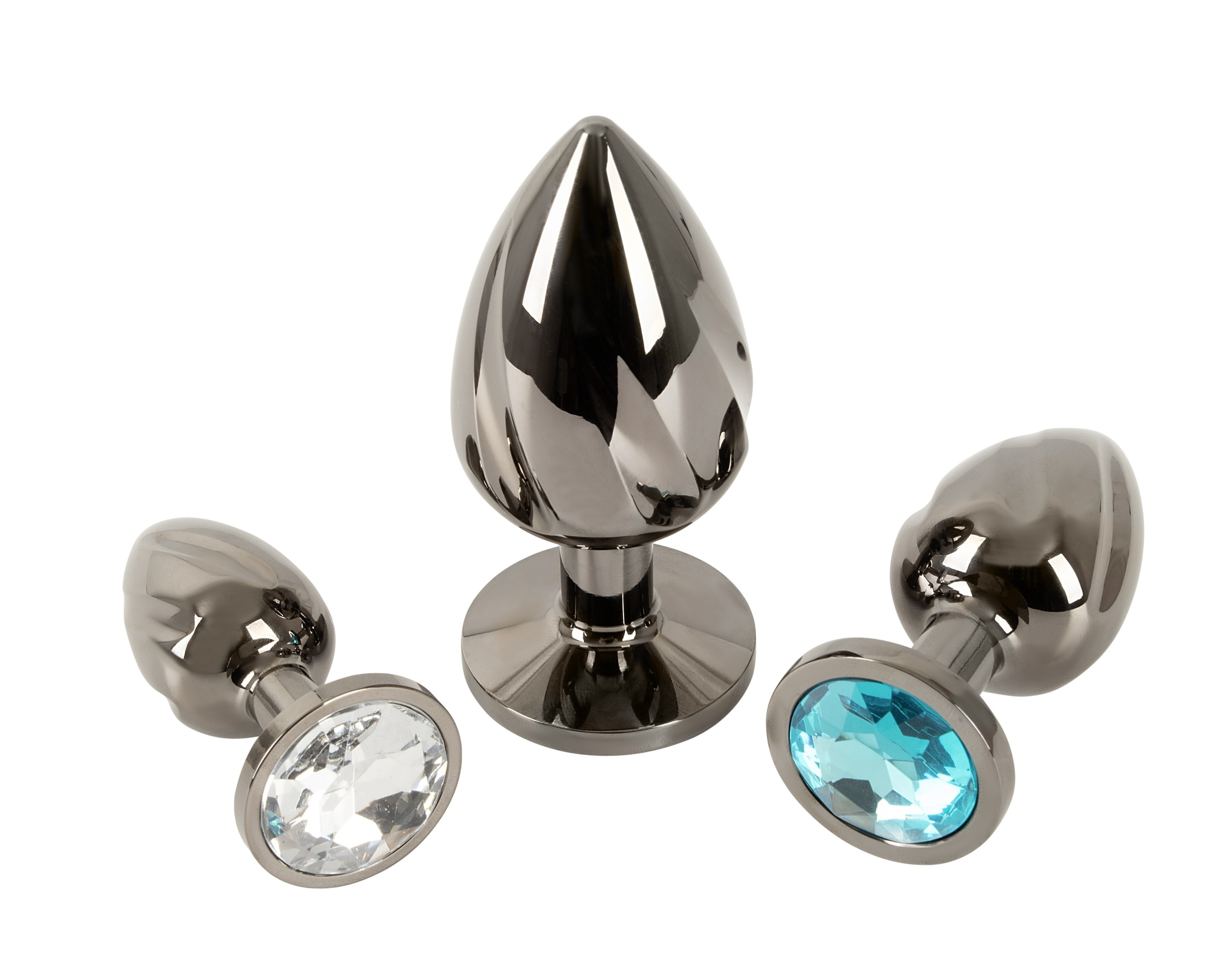 ANOS Anal-Stimulator »Analplug-Set Metal Butt Plug Set« ()