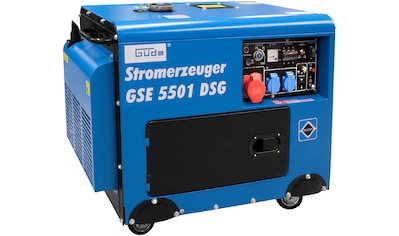 Stromerzeuger »GSE 5501 DS«, 2 x Schuko 230 V/50 Hz, 1 x CEE 16 A/400 V/50 Hz
