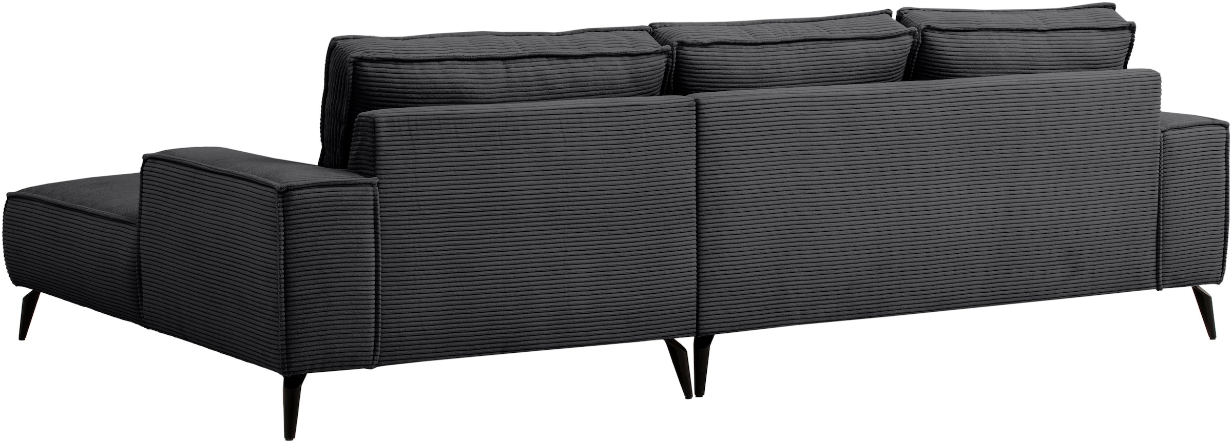 Home affaire Sitzgruppe »TVINNU, Polsterecke L-Form, Schlaffunktion, mit Hocker« Set,  Set, stellbar zum Schlafsofa (Krokodilverbinder)