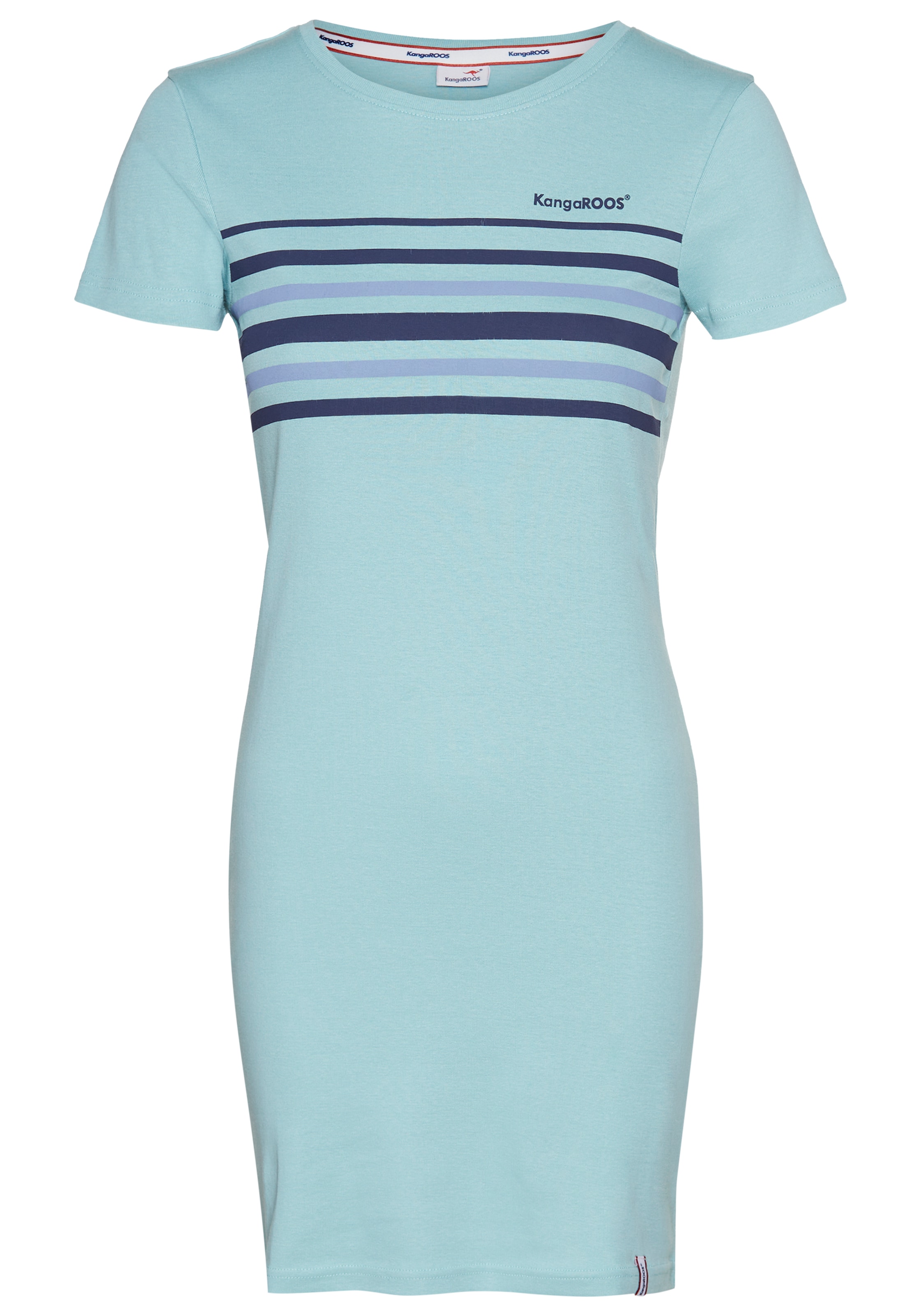 KangaROOS Jerseykleid, mit Rundhals und Halbarm