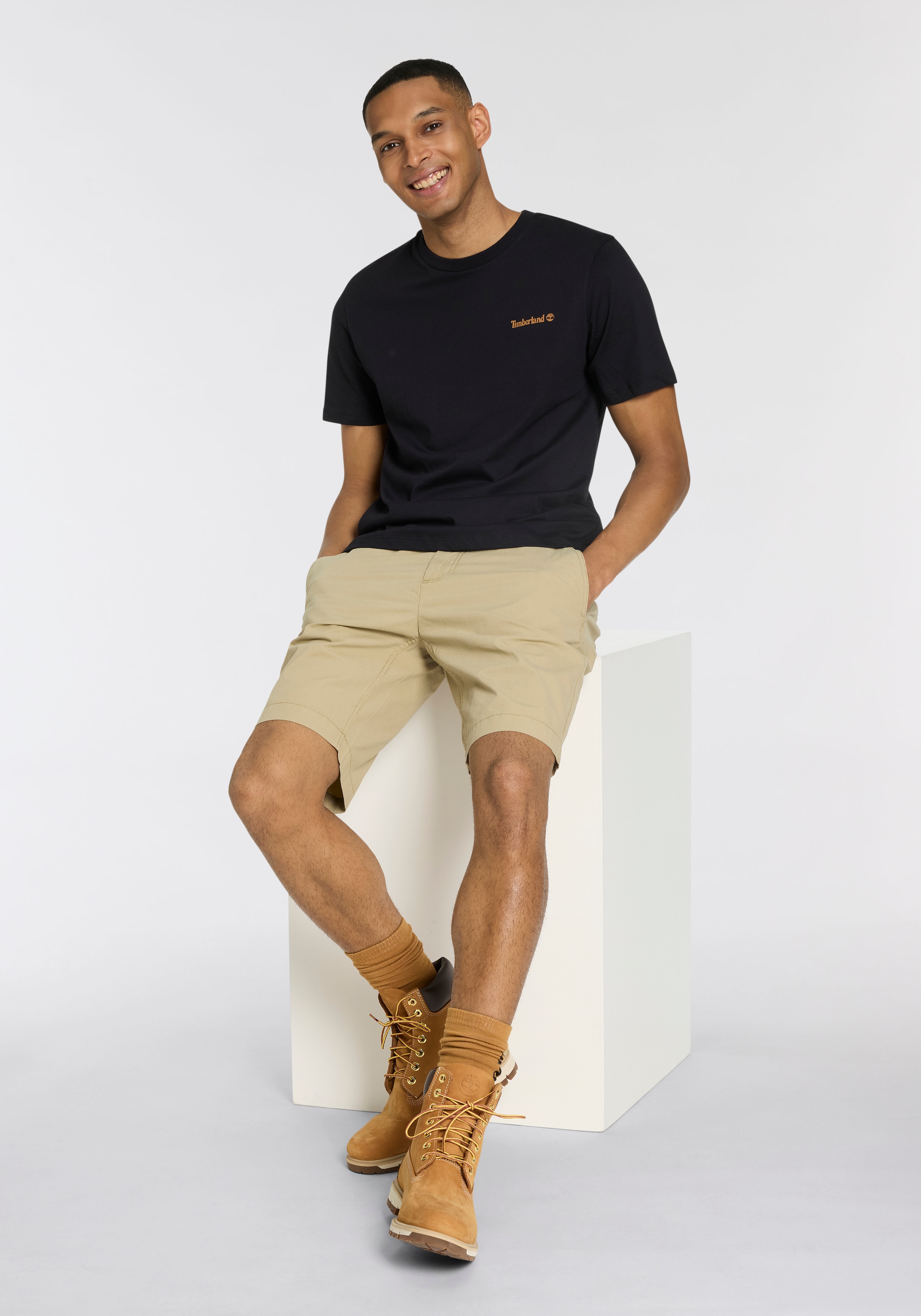 Timberland T-Shirt »Small Linear Logo Print Tee«
