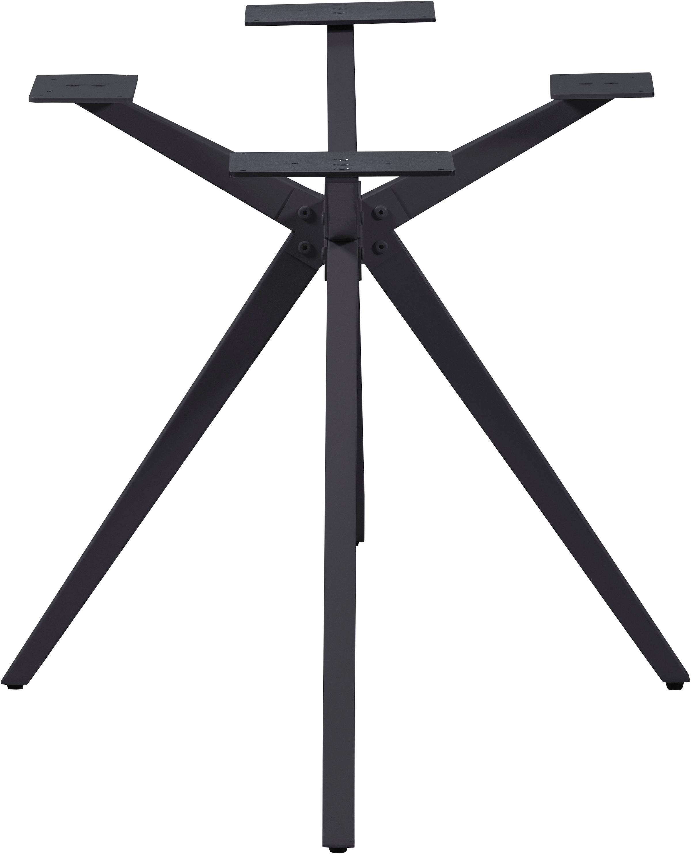 WOOOD Tischbein »Tablo Holland XL Metall mit Pulverbeschichtung B 170 x T 80 x H 72 cm« Kreuzgestell Ø 3,5 cm, Tragkraft 160 kg, einfach zu montieren