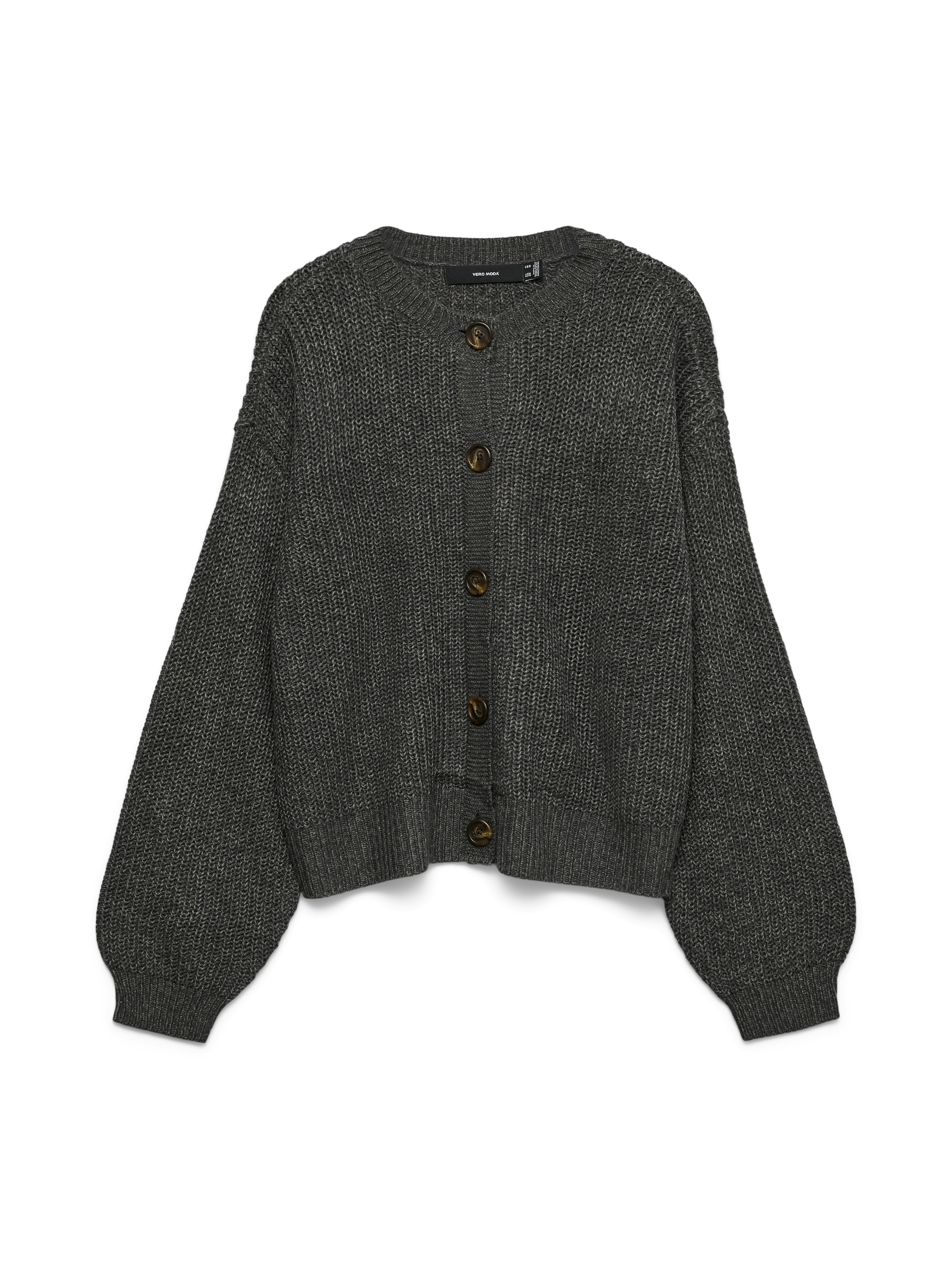 Vero Moda Strickjacke »VMLEA LS O-NECK CARDIGAN NOOS« Kunstfaser, loose fit