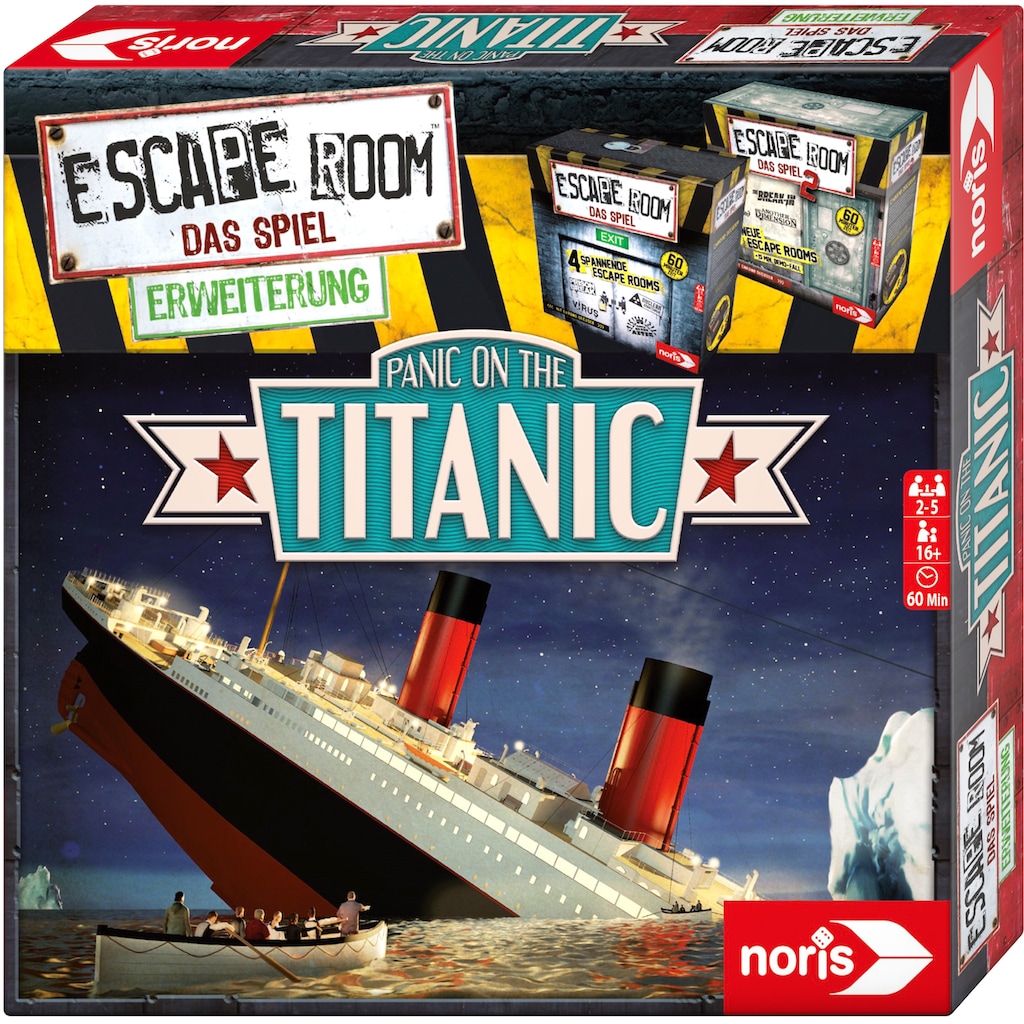 Noris Spiel »Erweiterungsspiel, Escape Room: Panic on the Titanic«, ; Made in Germany