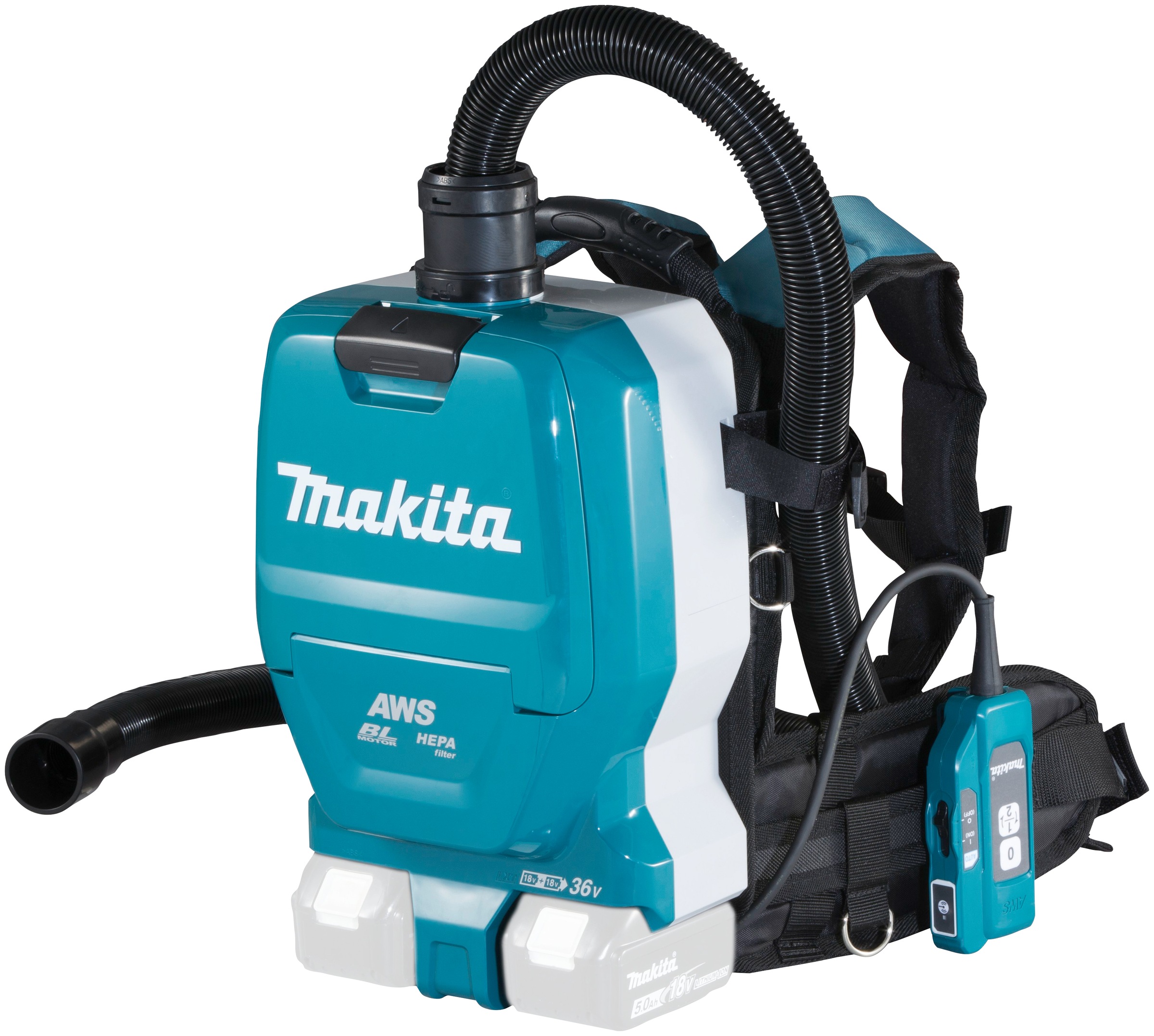 Makita Akku-Bodenstaubsauger »DVC265ZXU«, 18 V, Rucksack, ohne Akku und Ladegerät