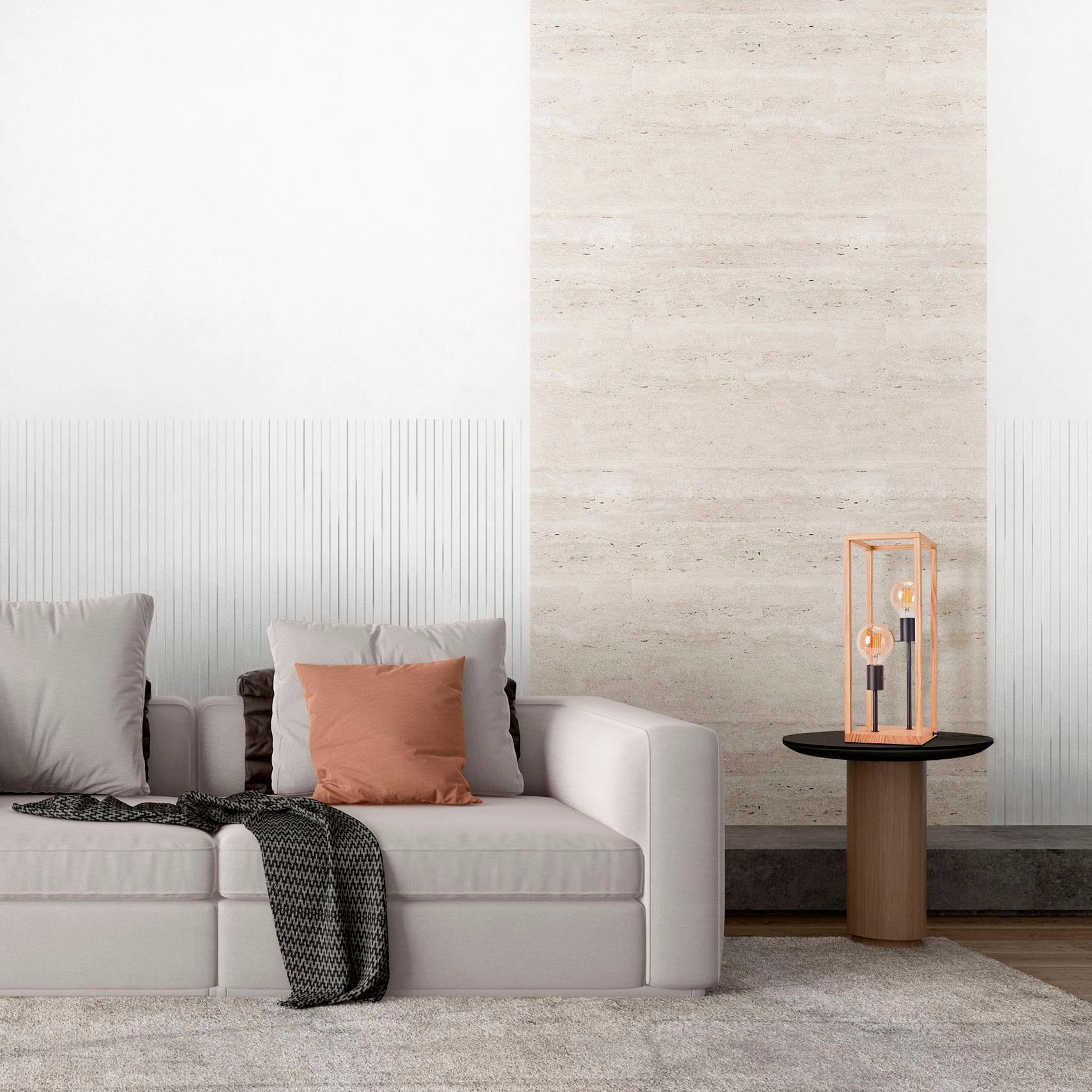 Paco Home Tischleuchte »BJÖRN« E27