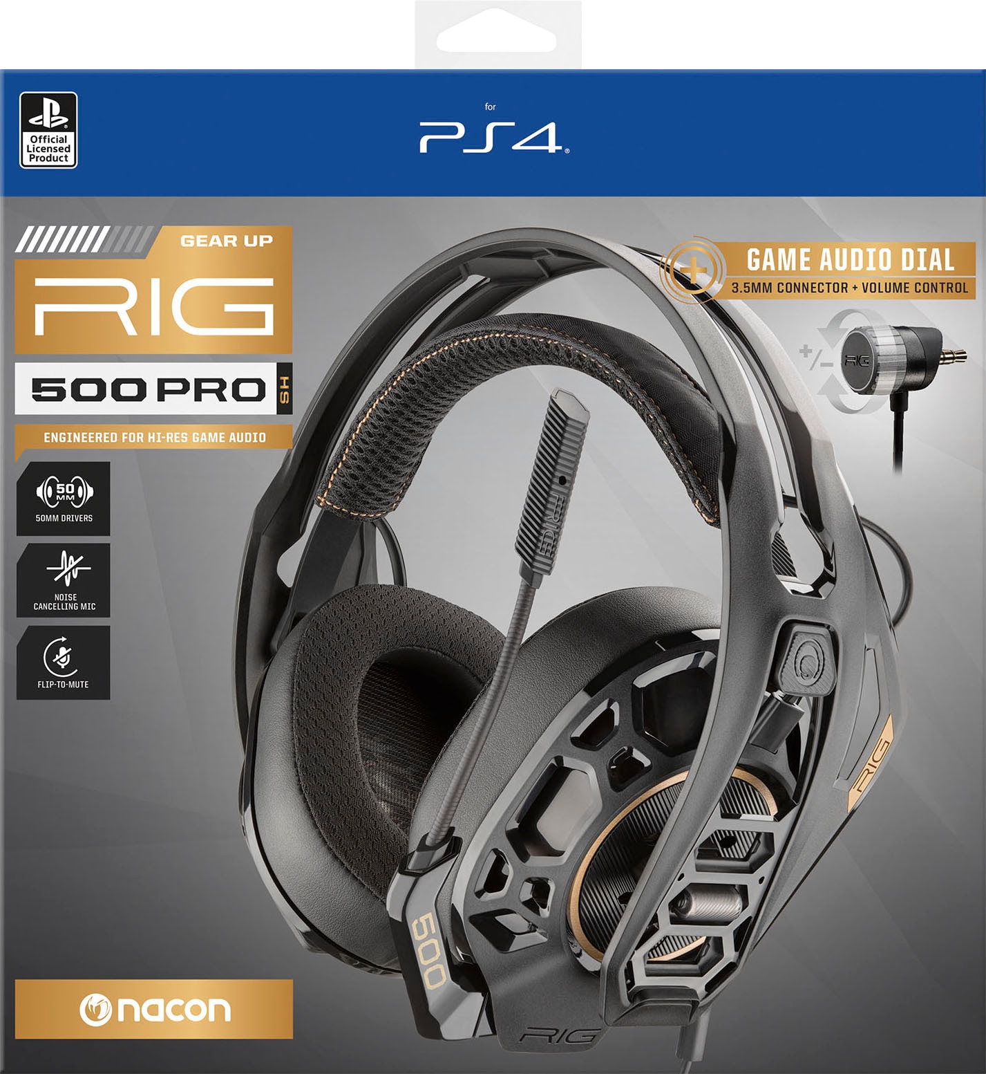 nacon Gaming-Headset »Nacon RIG 500 PRO HS, unidirektional«