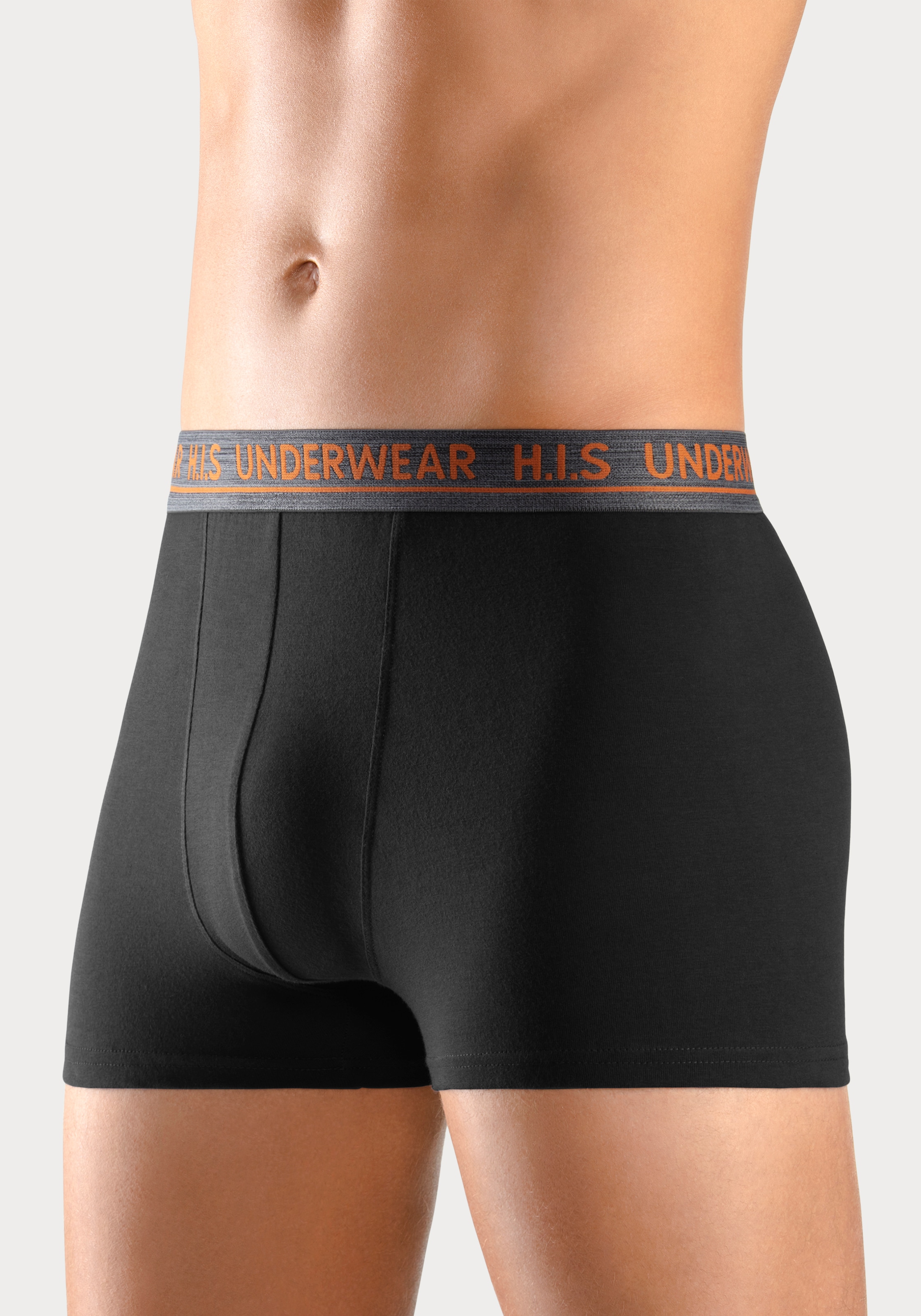 H.I.S Boxer, (Packung, 4 St.), mit bequemem Stretchbündchen