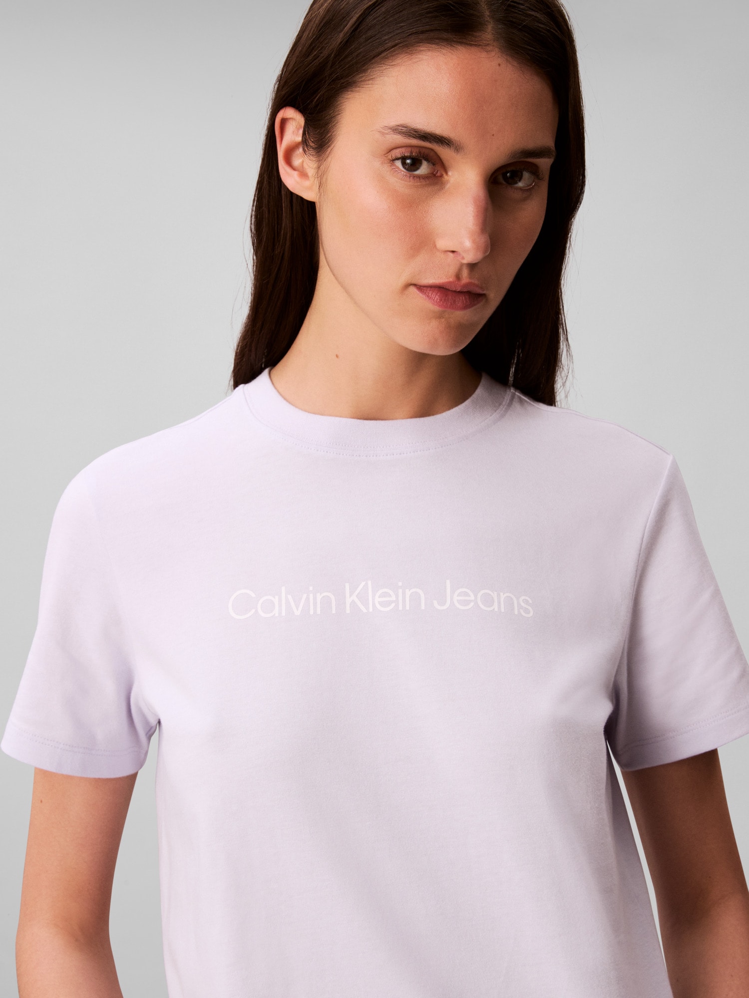 Calvin Klein Jeans T-Shirt »A- INST. LOGO CLASSIC TEE SS« mit Logoschriftzug