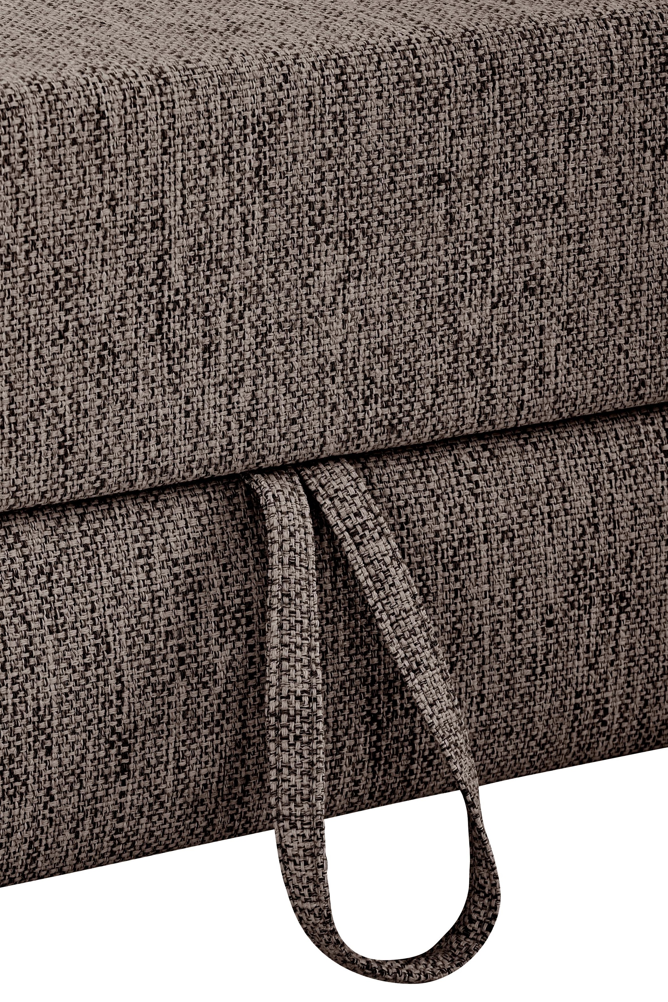 Home affaire Ecksofa »Palmera L-Form, B: 244 cm«, optional Bettfunktion & Bettkasten, Federkern