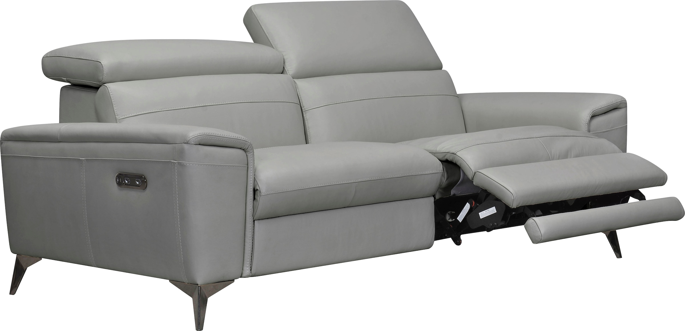 Places of Style 2,5-Sitzer »Theron«, elektrische Relaxfunktion, Kopfteilverstellung, mit USB-Anschluss.