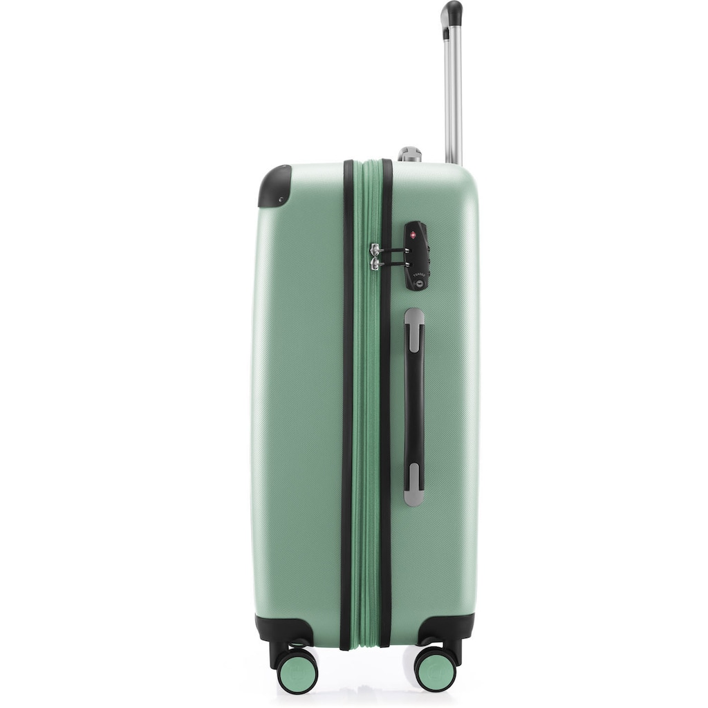 Hauptstadtkoffer Hartschalen-Trolley »Spree, 65 cm, mint«, 4 Rollen