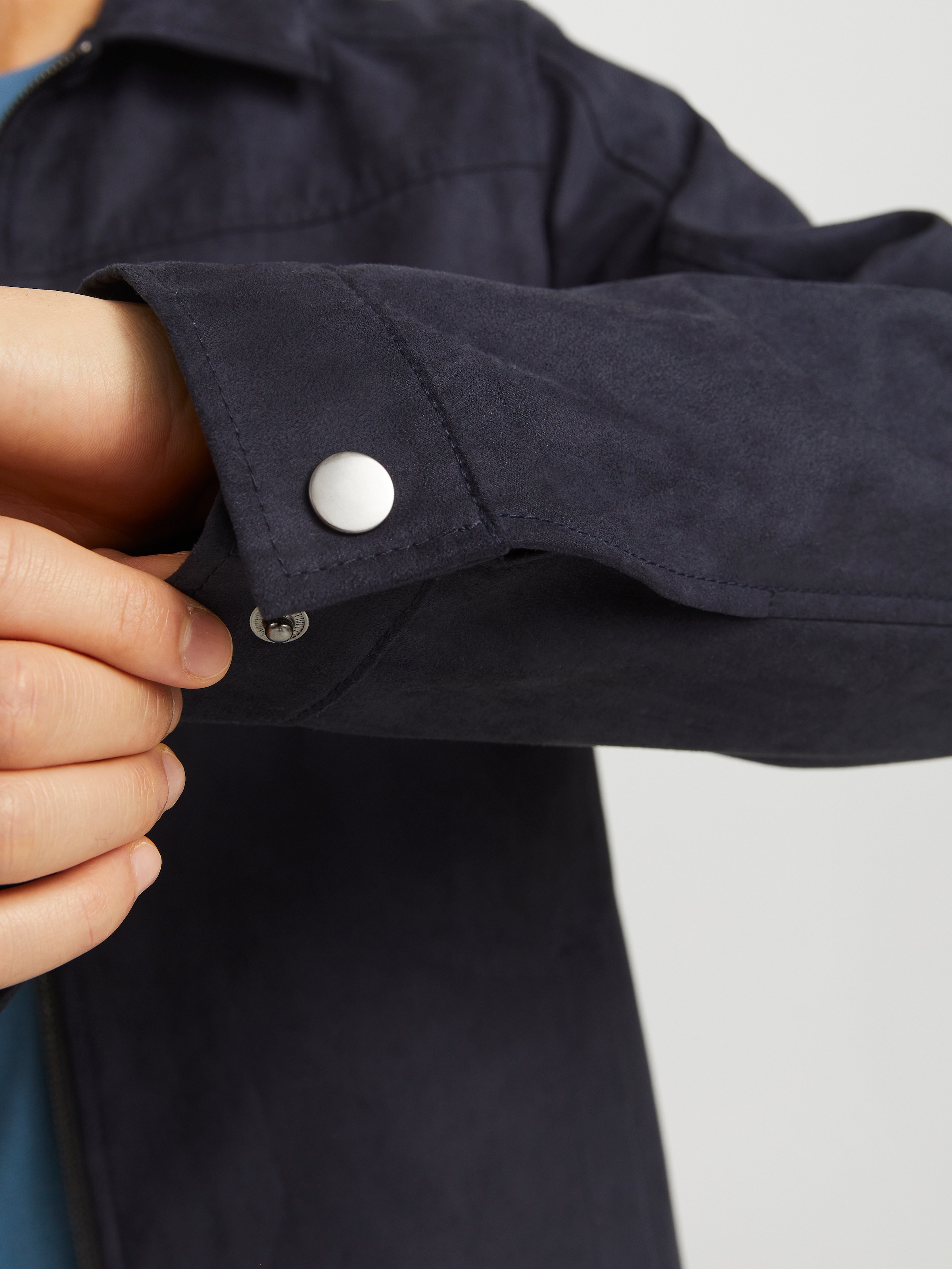 Jack & Jones Hemdjacke »JJEDYLAN SHACKET NOOS« ohne Kapuze mit Fly-Away Kragen