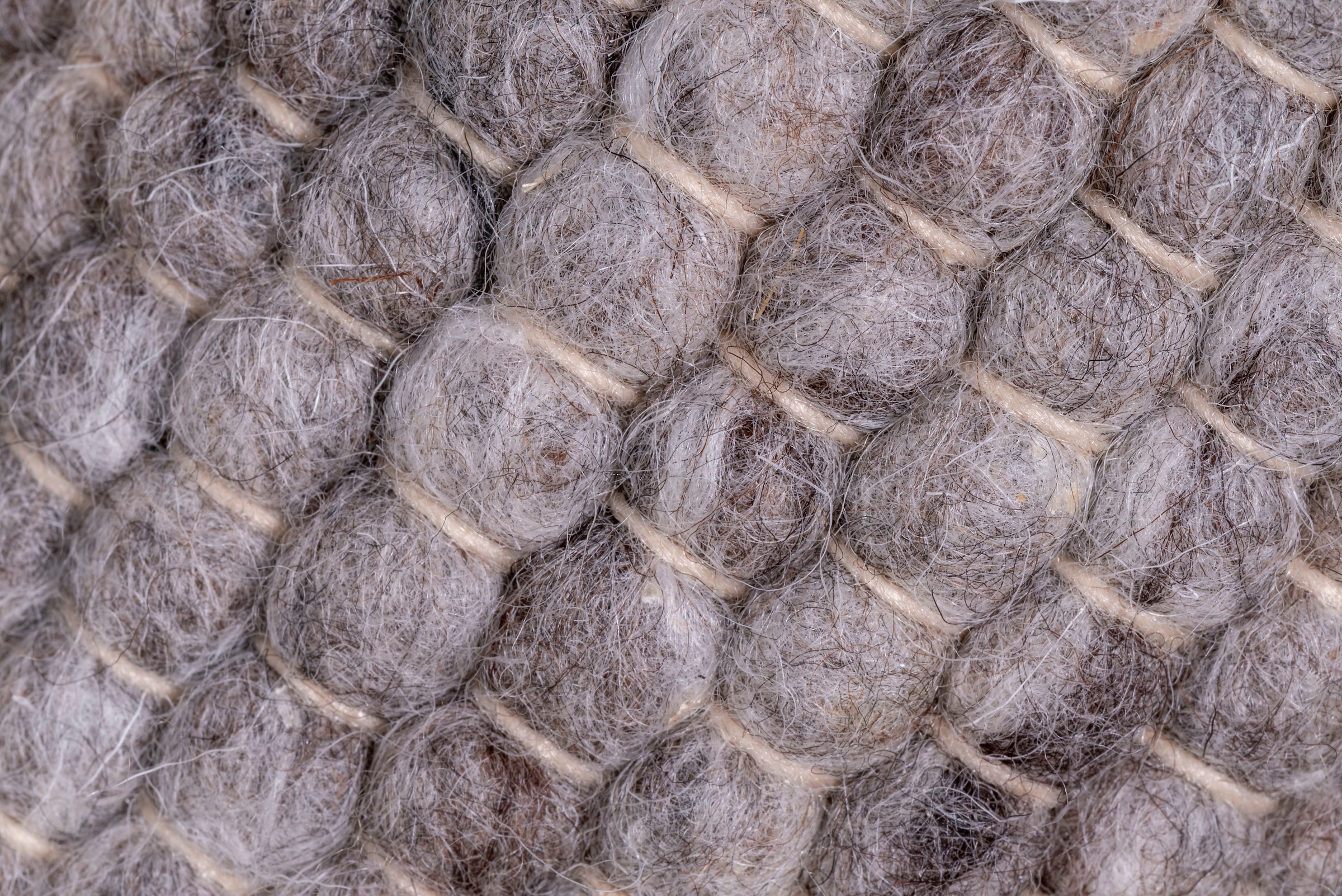 Sansibar Wollteppich »Hörnum« rechteckig 12 mm Höhe Handweb Teppich, meliert, reine gewalkte Wolle, handgewebt