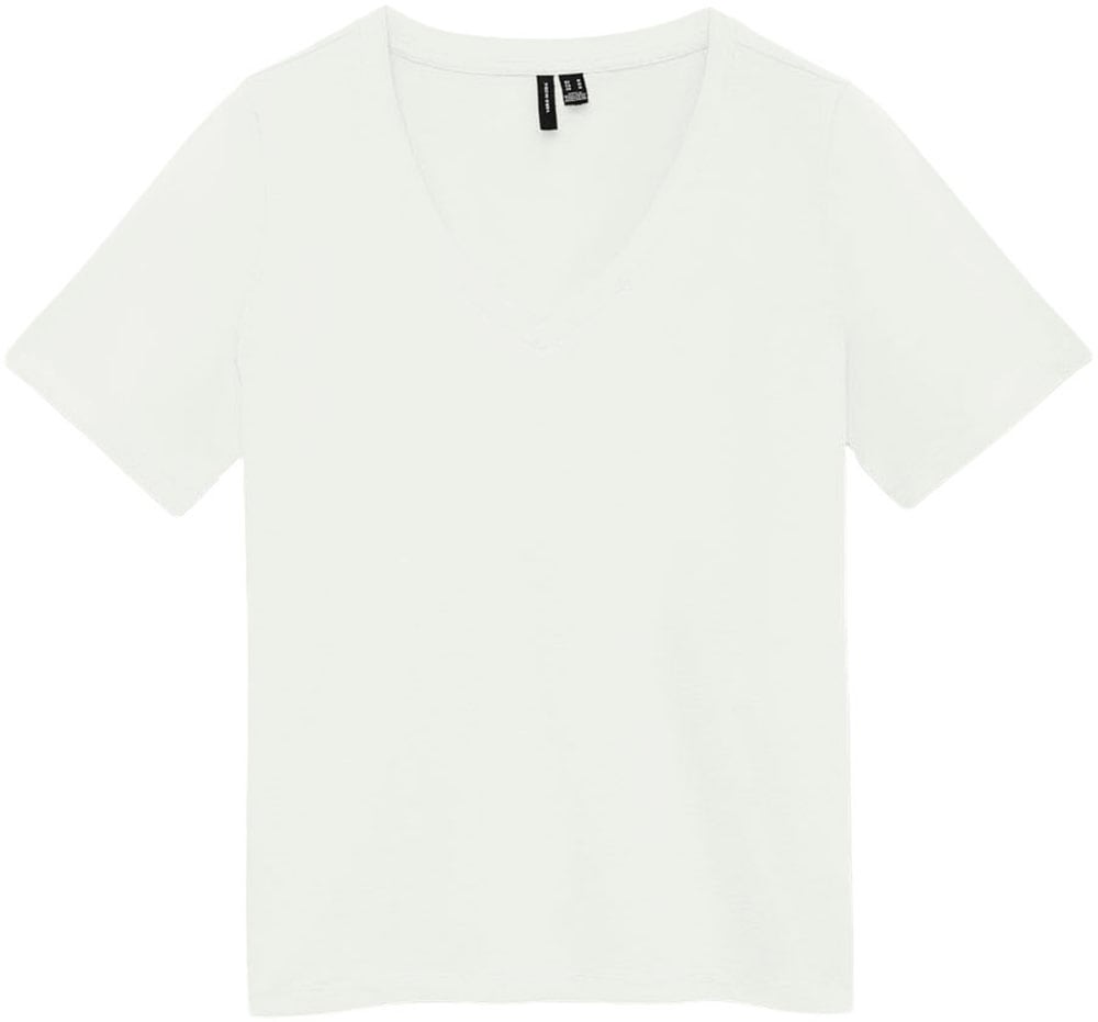 Vero Moda Kurzarmshirt »VMPAULINA SS V-NECK T-SHIRT JRS NOOS« Baumwolle