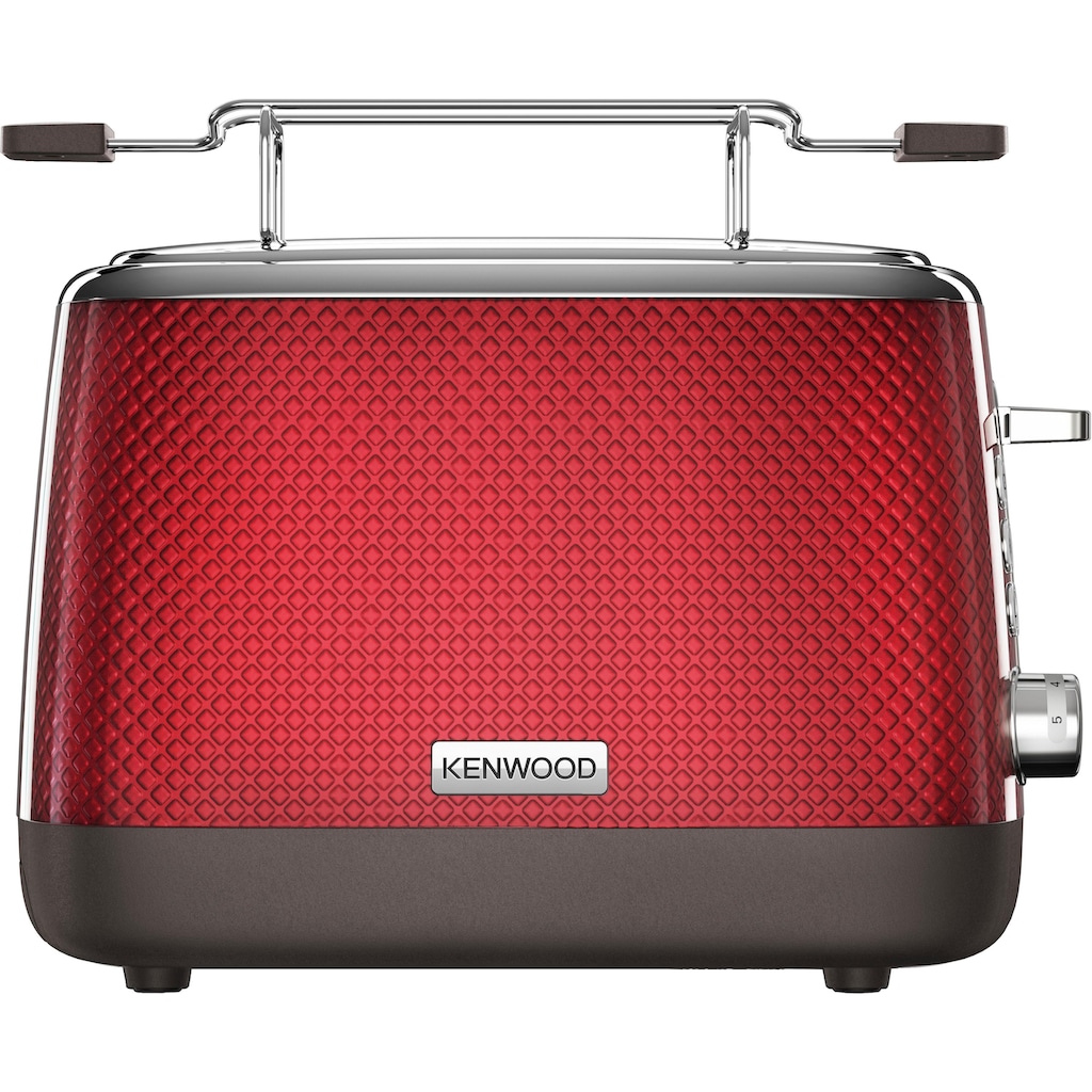 KENWOOD Toaster »Mesmerine TCM811.RD«, 2 kurze Schlitze, für 2 Scheiben, 1000 W