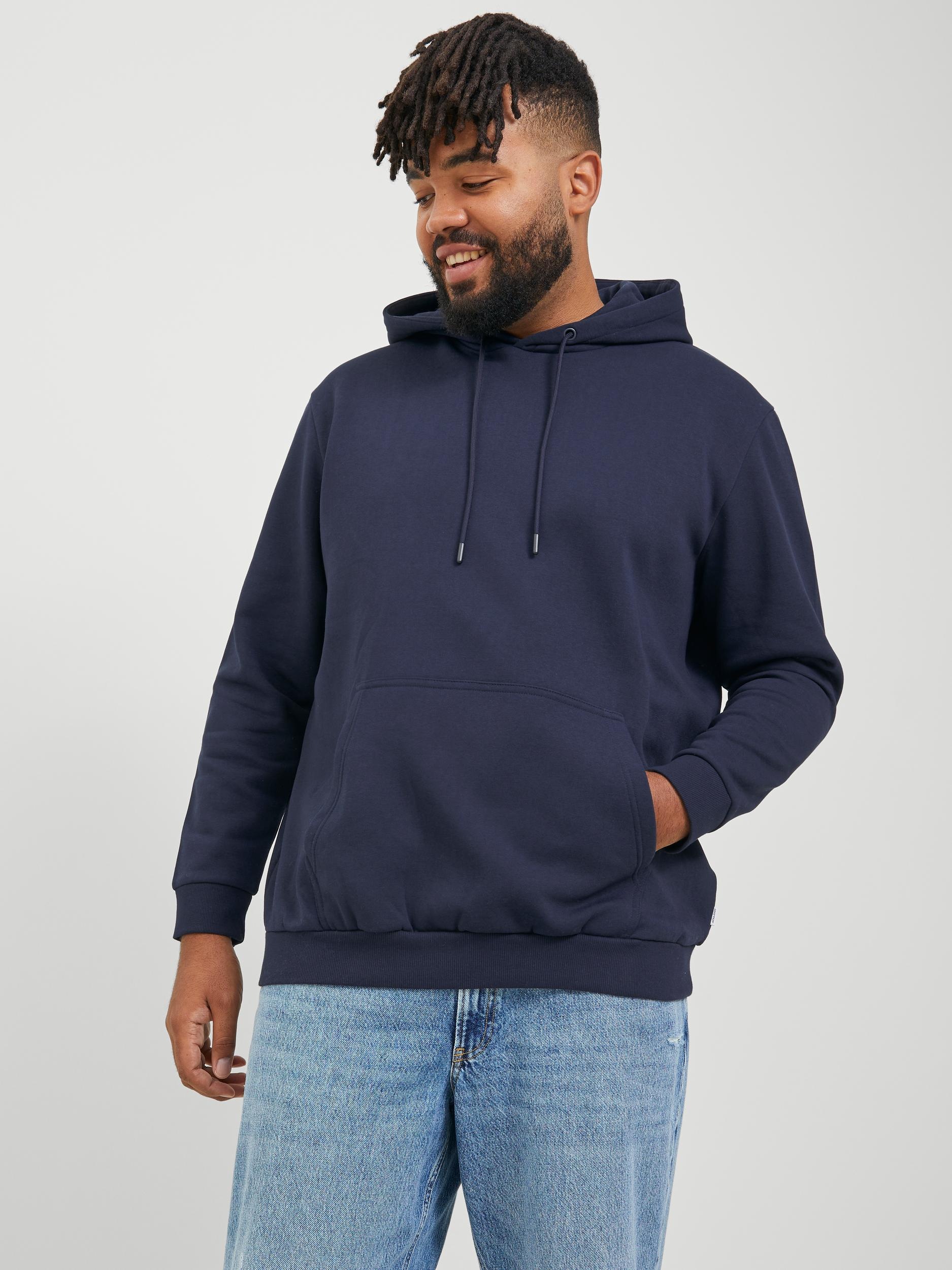 Kapuzensweatshirt »JJEBRADLEY SWEAT HOOD NOOS PLS«, mit Rippbündchen