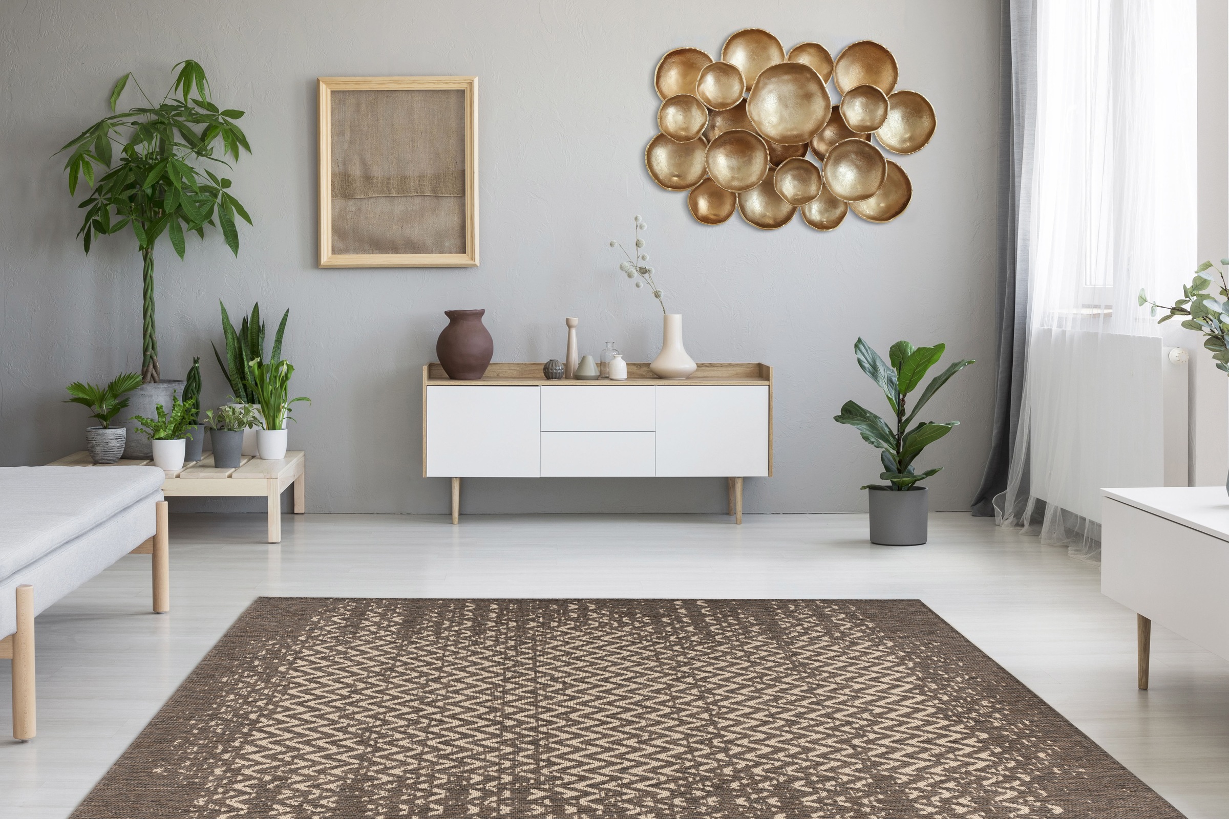 Arte Espina Teppich »Splash 600«, rechteckig, 8 mm Höhe, In- und Outdoor geeignet, pflegeleicht, Wohnzimmer