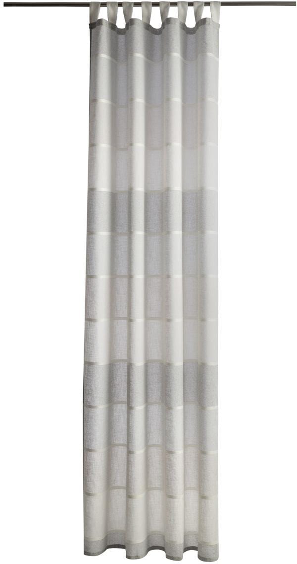 HOMING Gardine »Lennardt« Schlaufen 1 Stk. tlg. Streifen, Wohnzimmer, Schlafzimmer