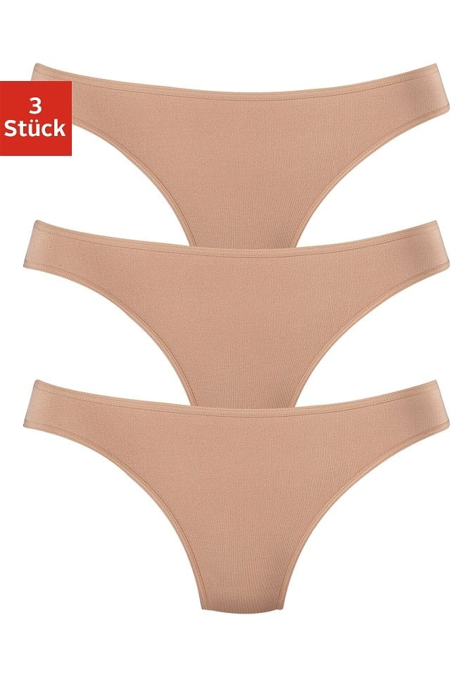 LASCANA String, (Packung, 3 bei aus Modal-Qualität hochwertiger ♕ St.)