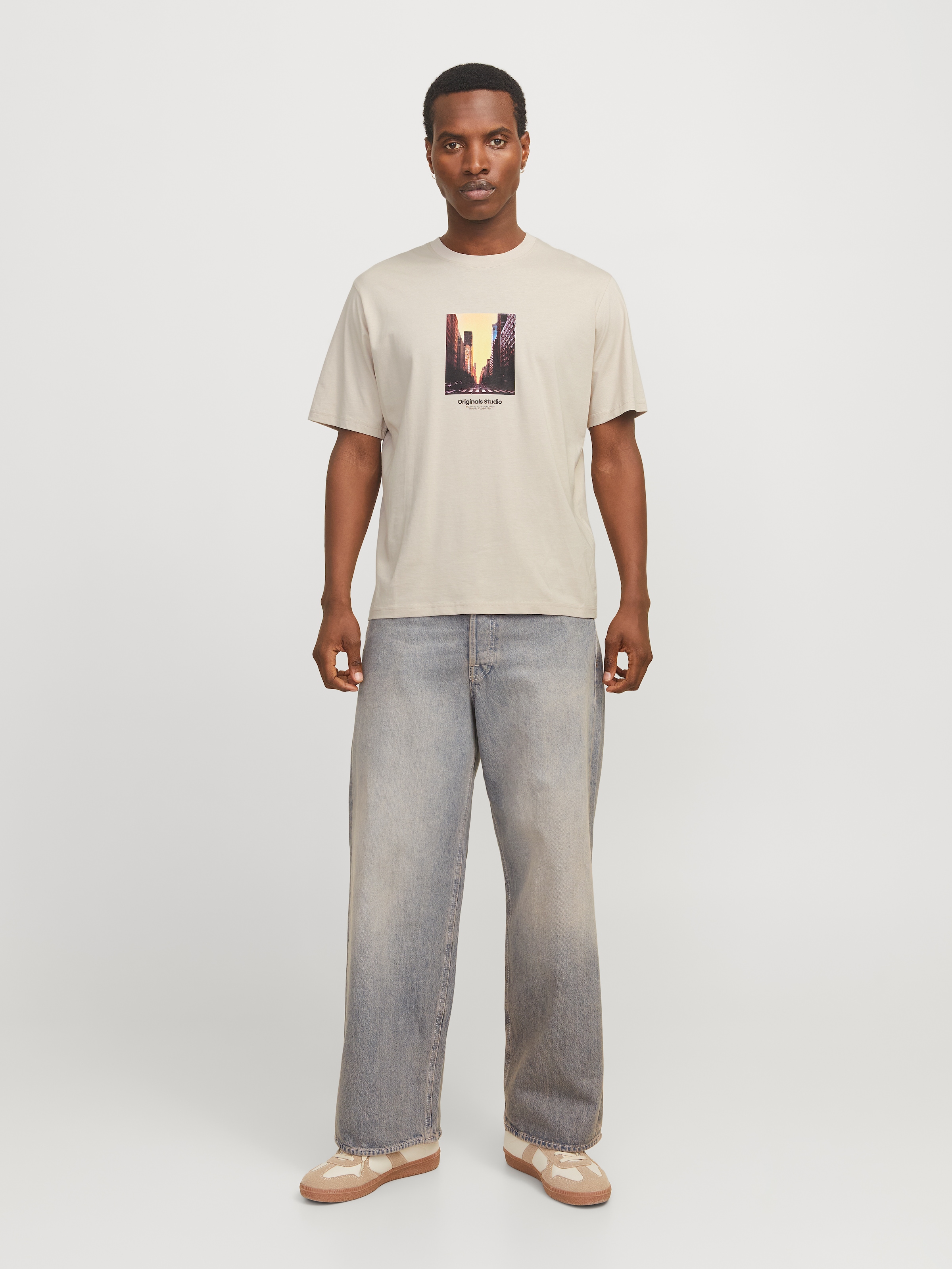 Jack & Jones Kurzarmshirt »JORVESTERBRO PICTURE TEE SS CREW NECK SN«