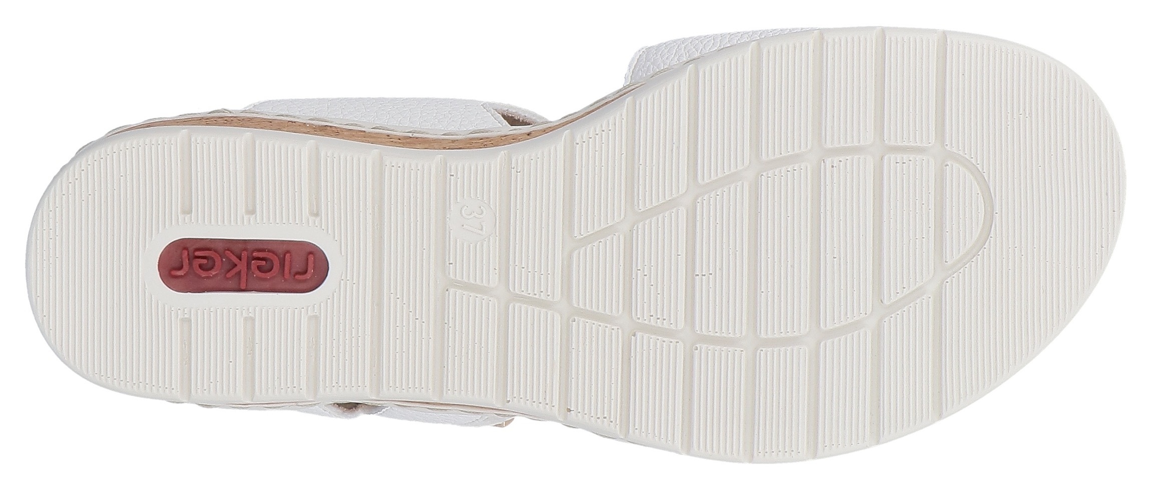 Rieker Sandale  Sommerschuh, Keilsandalette, Plateausandale mit Klett