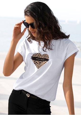 Venice Beach Kurzarmshirt, mit Frontprint kaufen