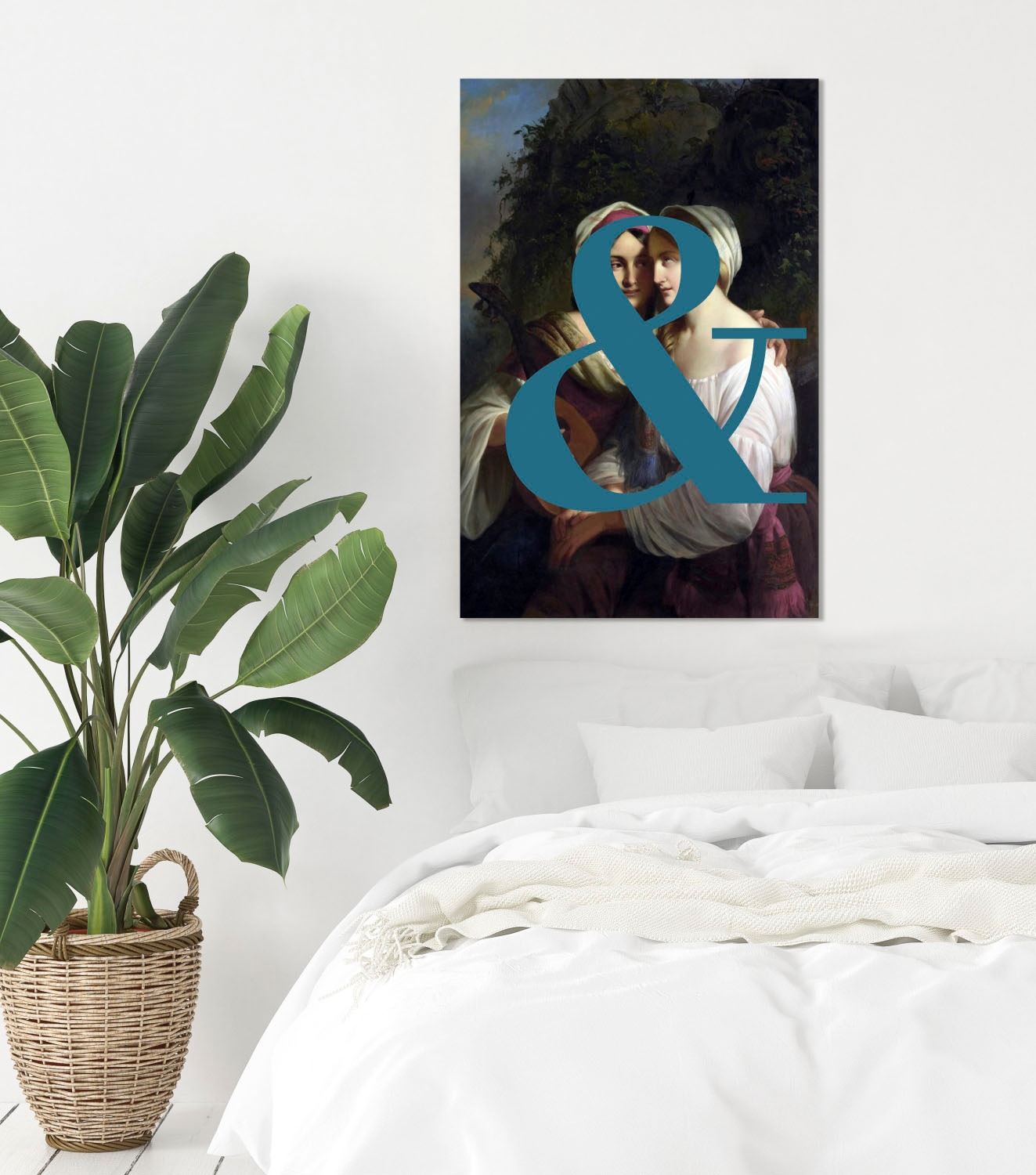 queence Acrylglasbild »Liebespaar mit Farbklecks« Bilder von Liebespaaren | Formen | Frau | Gemälde | Historische Persönlichkeiten | Kunst | Mann Fine Art-Print in Galeriequalität