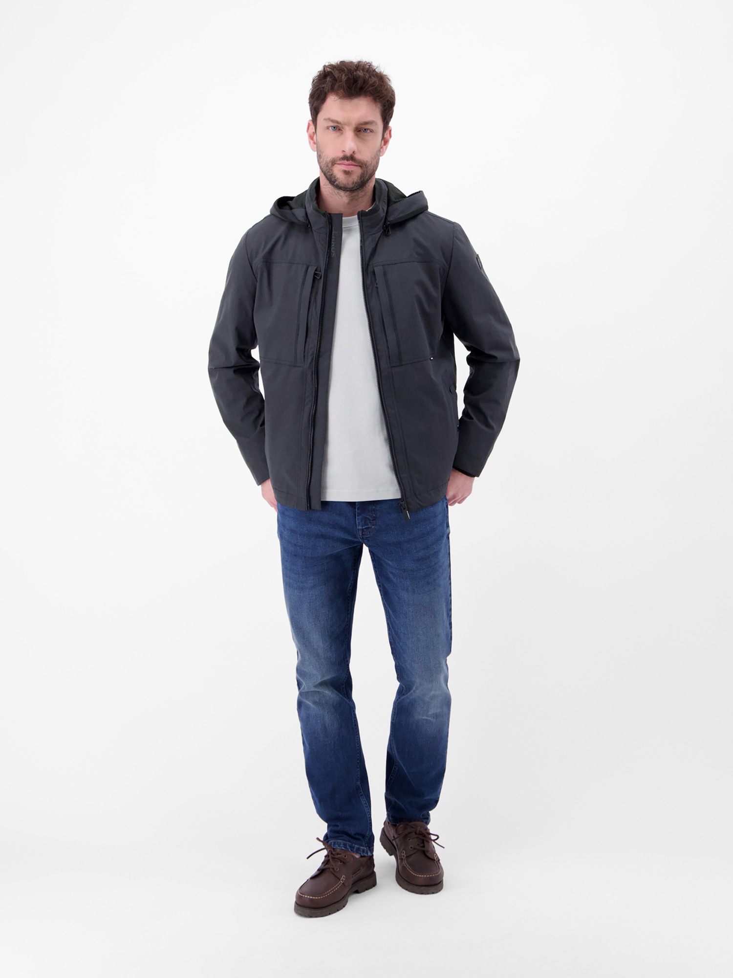 LERROS Outdoorjacke »Leichte Funktionsjacke mit abnehmbarer Kapuze« mit Kapuze