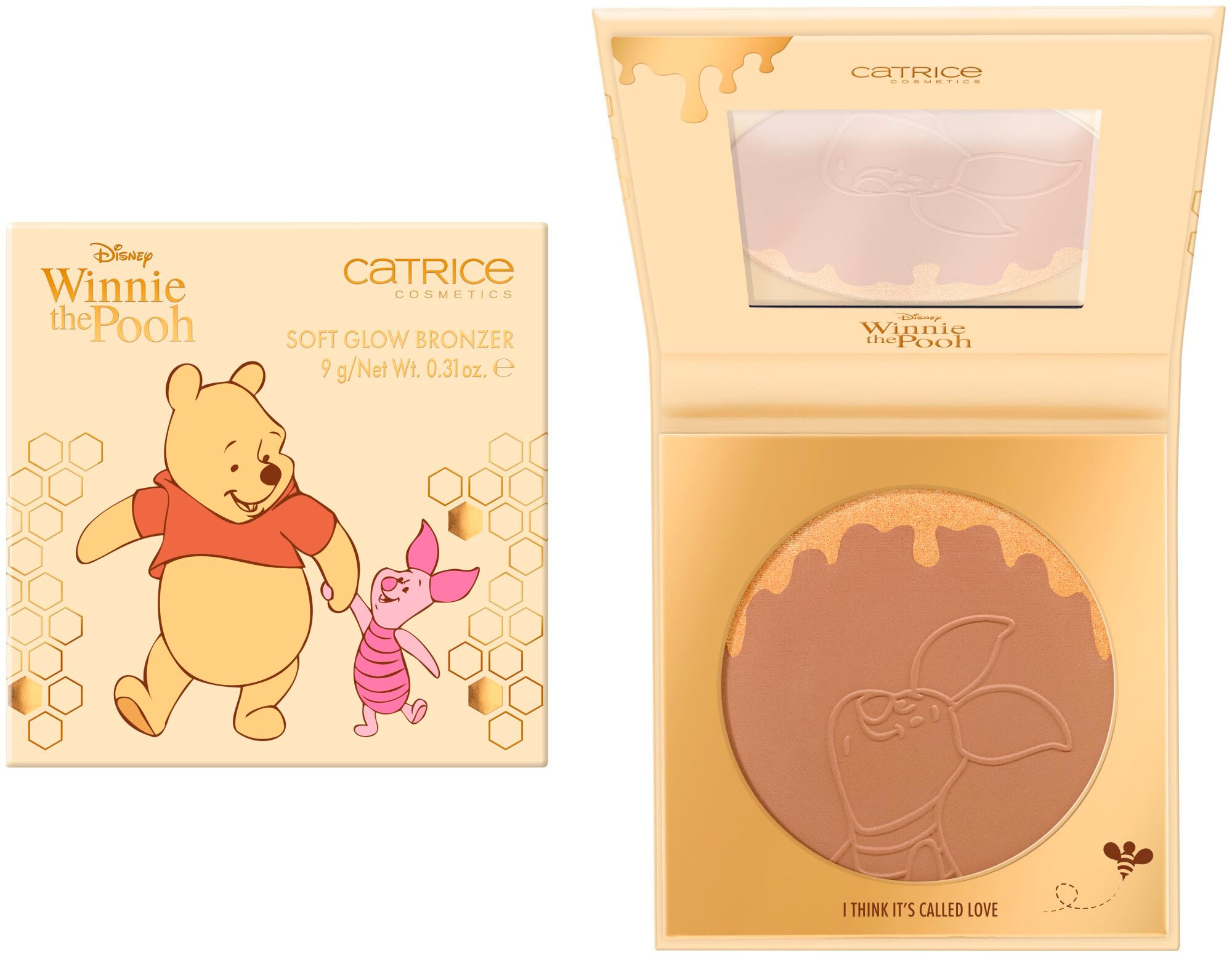 Bronzer-Puder »Disney Winnie the Pooh Soft Glow Bronzer«, (Set, 3 tlg.)