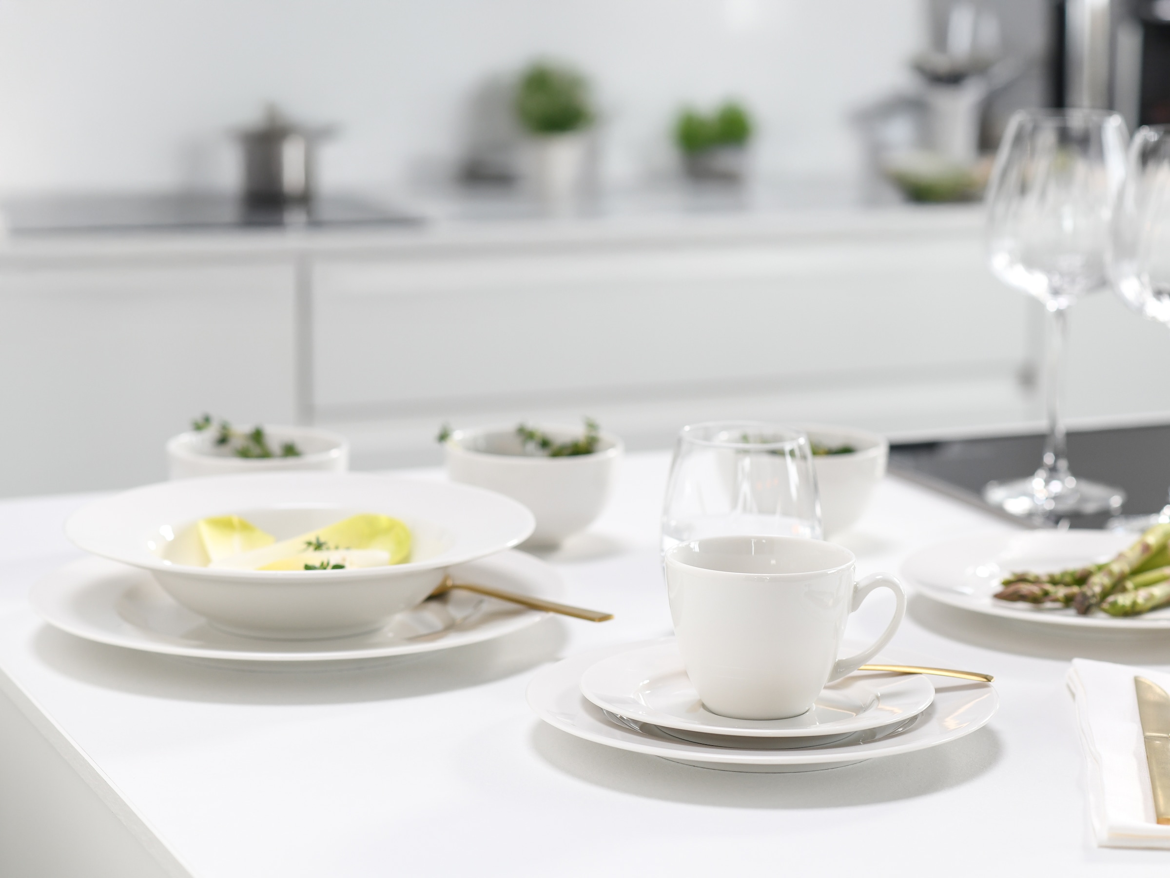 CreaTable Kombiservice »Venice, Service 30-tlg.« Klassische Tischkultur, Zeitlose Eleganz