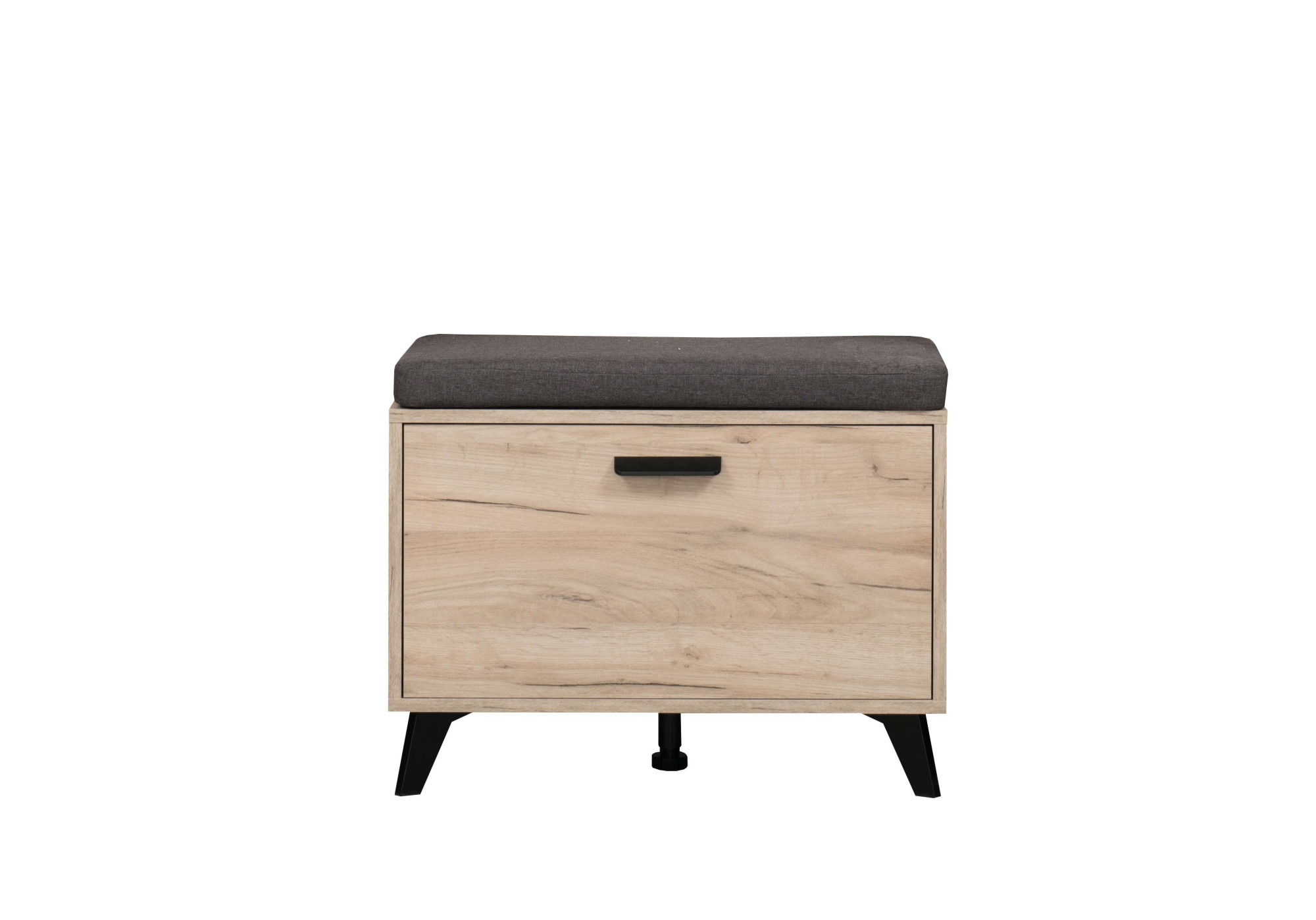 INOSIGN Garderoben-Set »Umbria, Flurmöbel, Dielenmöbel, Breite 175 cm, in Grau Eiche«, (Komplett-Set, 5 St., 5-st), (Set, 5-St) inkl. 2 Schränke, Sitzbank, Garderobenpaneel und Spiegel
