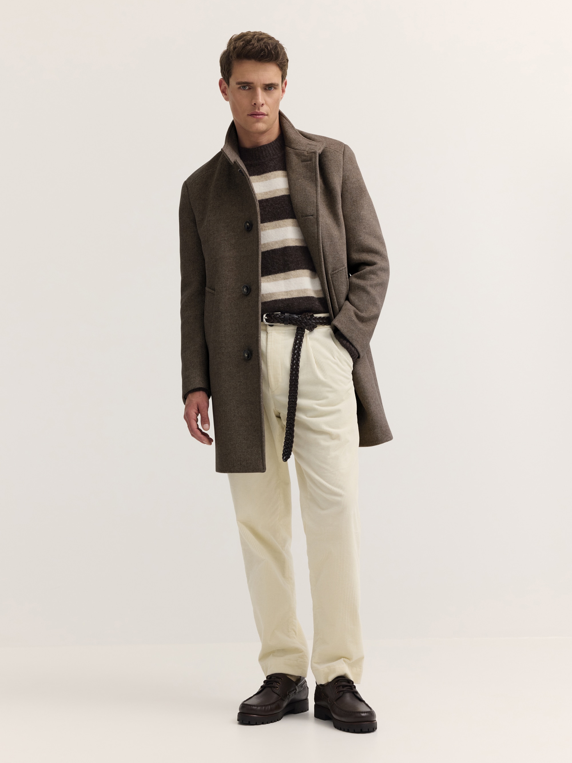 bugatti Kurzmantel »Modern Fit« Modern Fit Wollmix Stehkragen Dynamic Series
