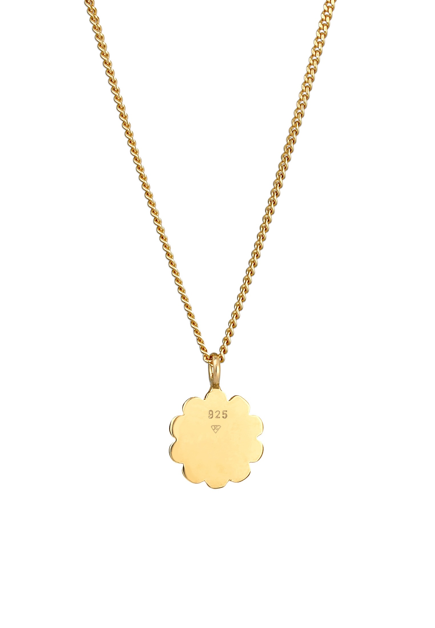 Elli Kette mit Anhänger »Halskette Blume Flower Floral 925 Silber«